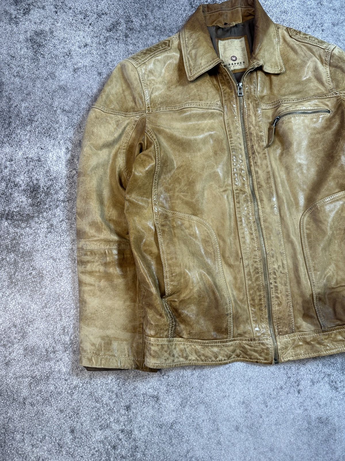 Vintage Y2K Vintage Avant Garde Leather Jacket Opium Rare 90s Casual Size US L / EU 52-54 / 3 - 2 Thumbnail