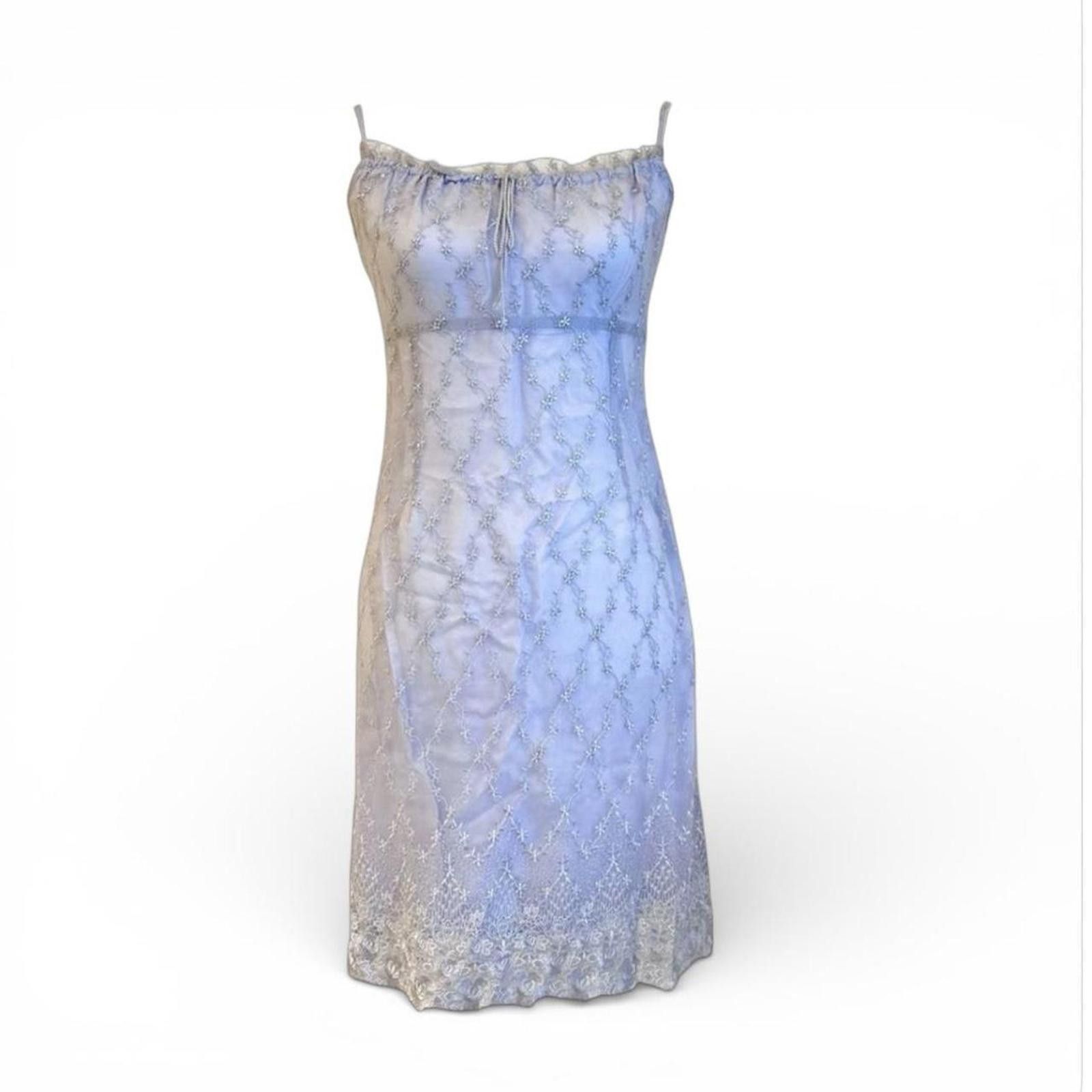Other Coquette beautiful detailed whimsy baby blue dress Size XS / US 0-2 / IT 36-38 - 1 Thumbnail