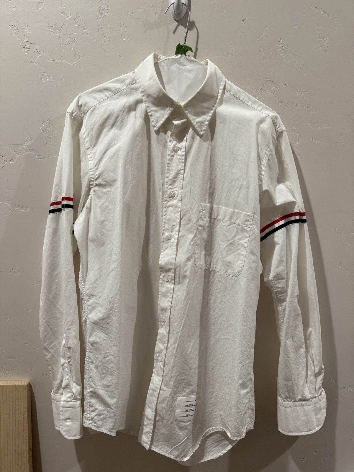 thom browne button down shirt