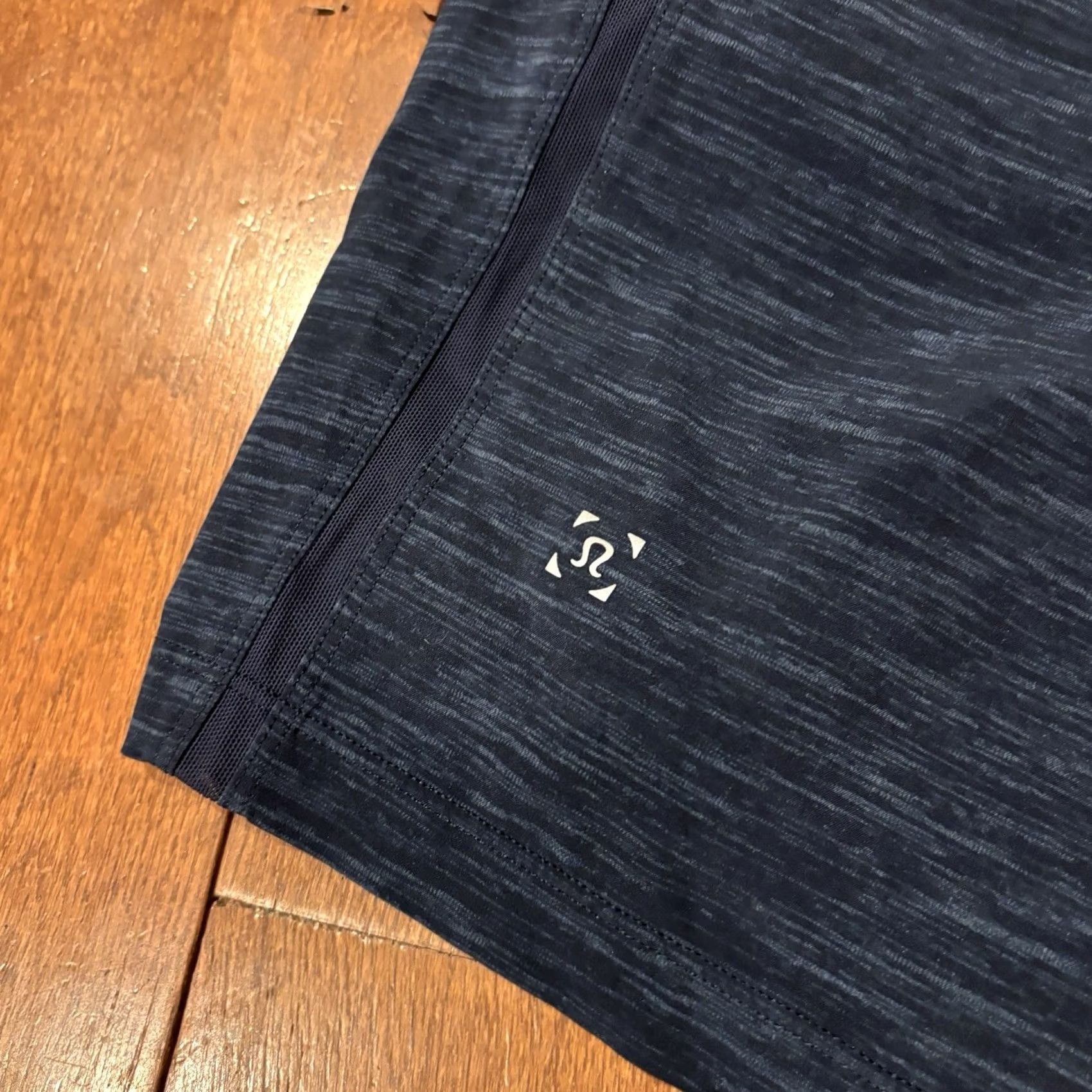 Lululemon Lululemon Pace Breaker Shorts 9" Liner Heather Blue True Navy Mens sz M Size US 31 - 3 Thumbnail
