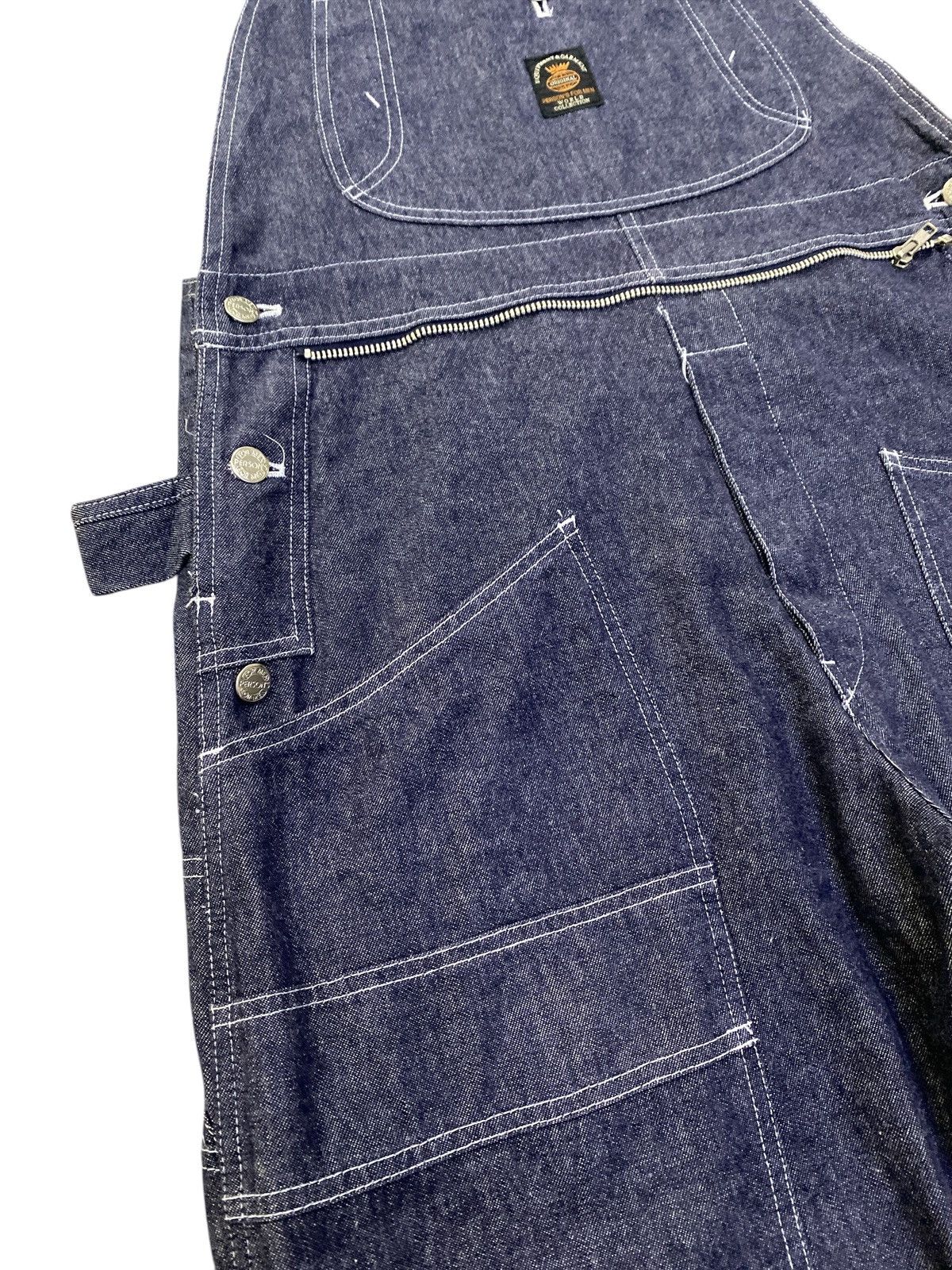 Japanese Brand × PERSON'S Japanese Brand Person’s for Men Double Knee Denim Overalls Size US 36 / EU 52 - 3 Thumbnail