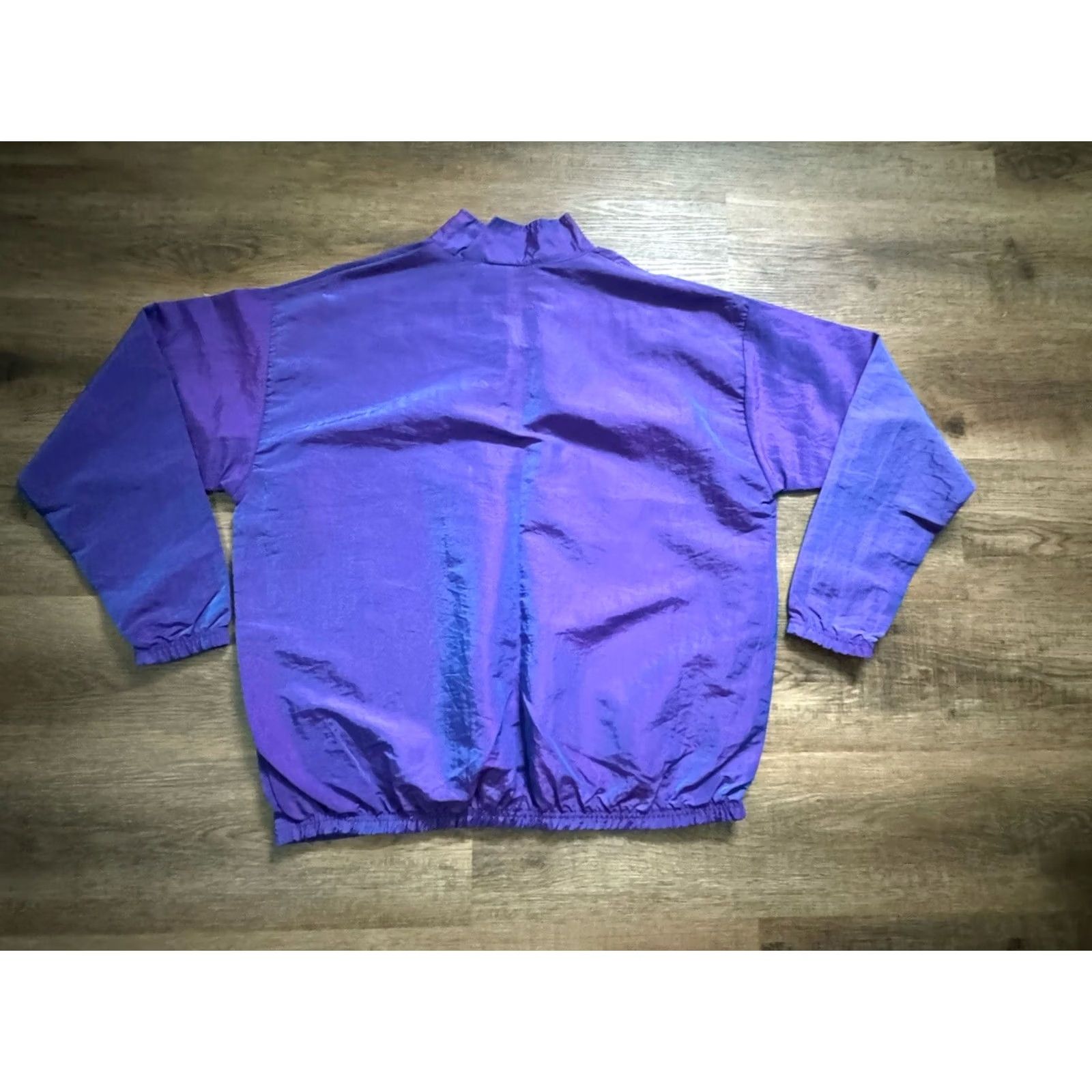 Vintage VINTAGE Surf Style Windbreaker Jacket Purple One Size Pullover EUC Size US M / EU 48-50 / 2 - 3 Thumbnail