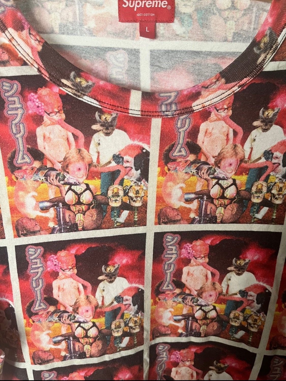 Supreme Supreme Sekintani La Norihiro Tee Size US L / EU 52-54 / 3 - 2 Thumbnail