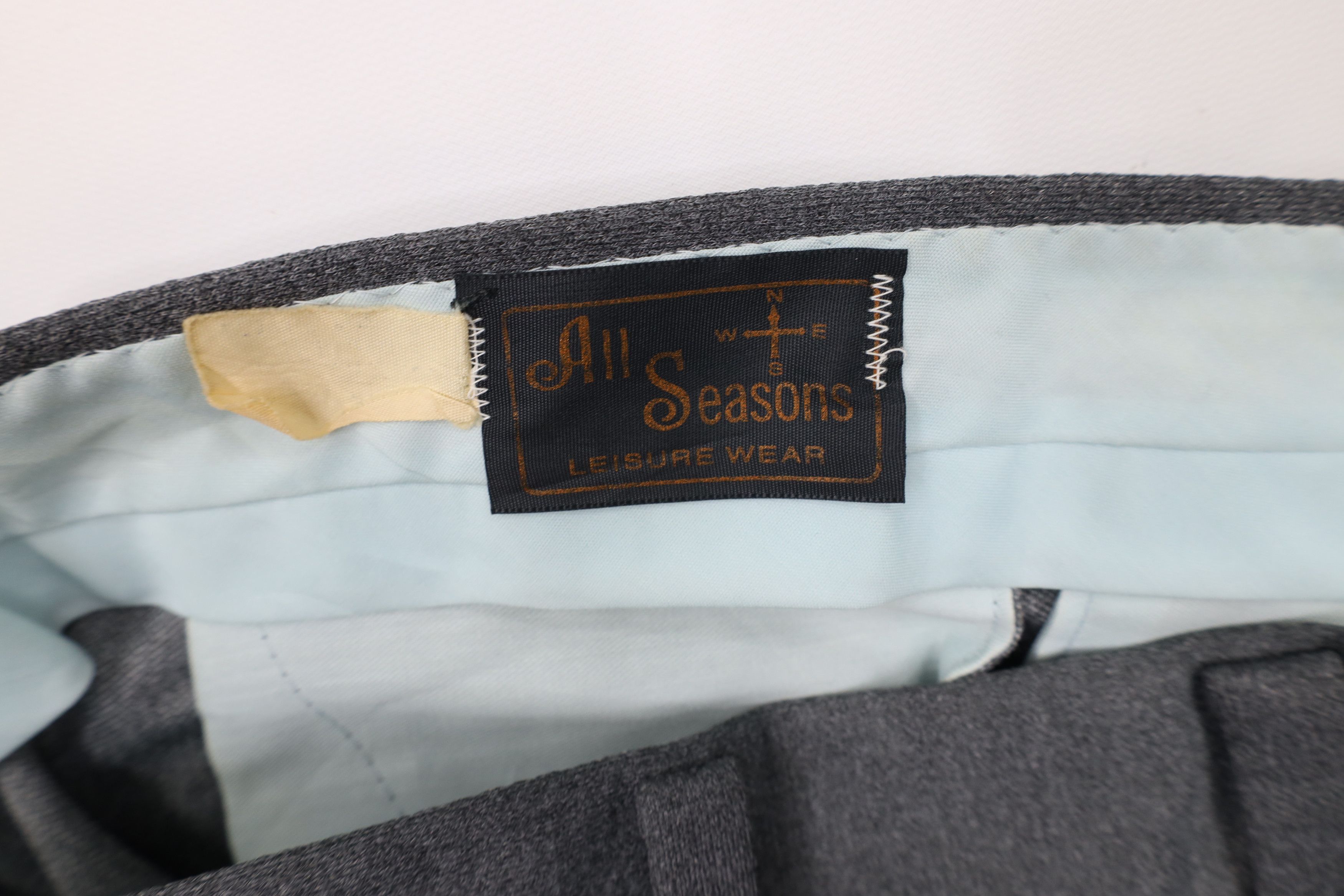 Vintage Vintage 70s Streetwear Knit Flared Wide Leg Chino Pants USA Size US 32 / EU 48 - 7 Thumbnail