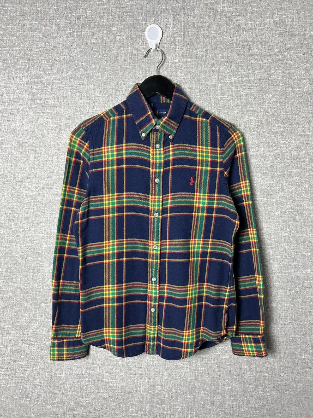 Polo Ralph Lauren Polo Ralph Lauren American Plaid Checkered Flannel Shirt Size US S / EU 44-46 / 1 - 1 Thumbnail