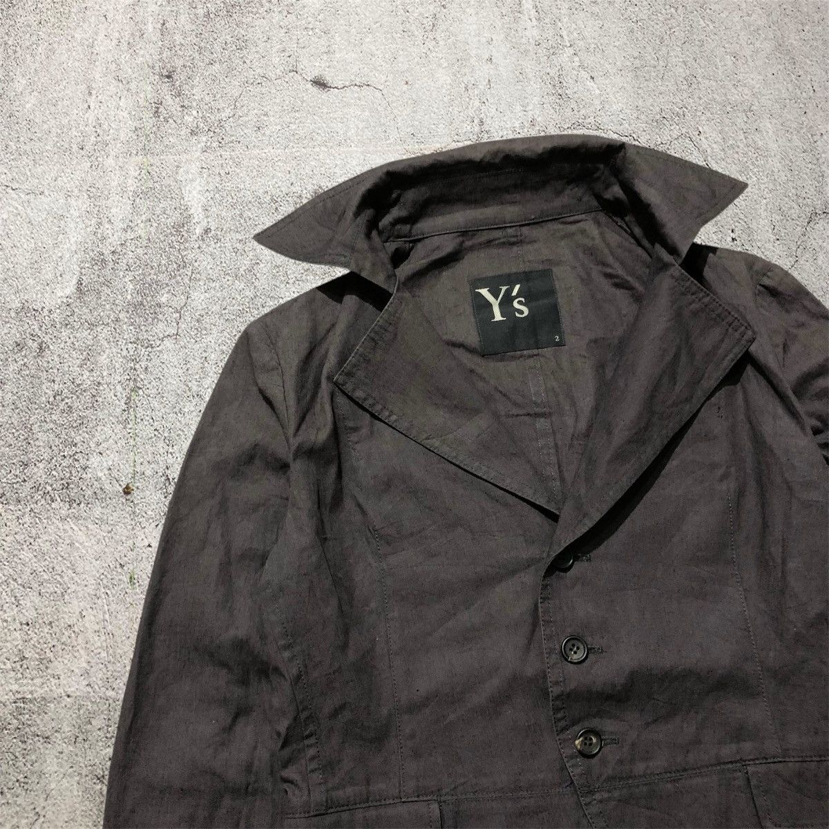 Yohji Yamamoto 🇯🇵 1990s Vintage Yohji Yamamoto Y’s Cropped Jacket Luxury Size M / US 6-8 / IT 42-44 - 3 Thumbnail