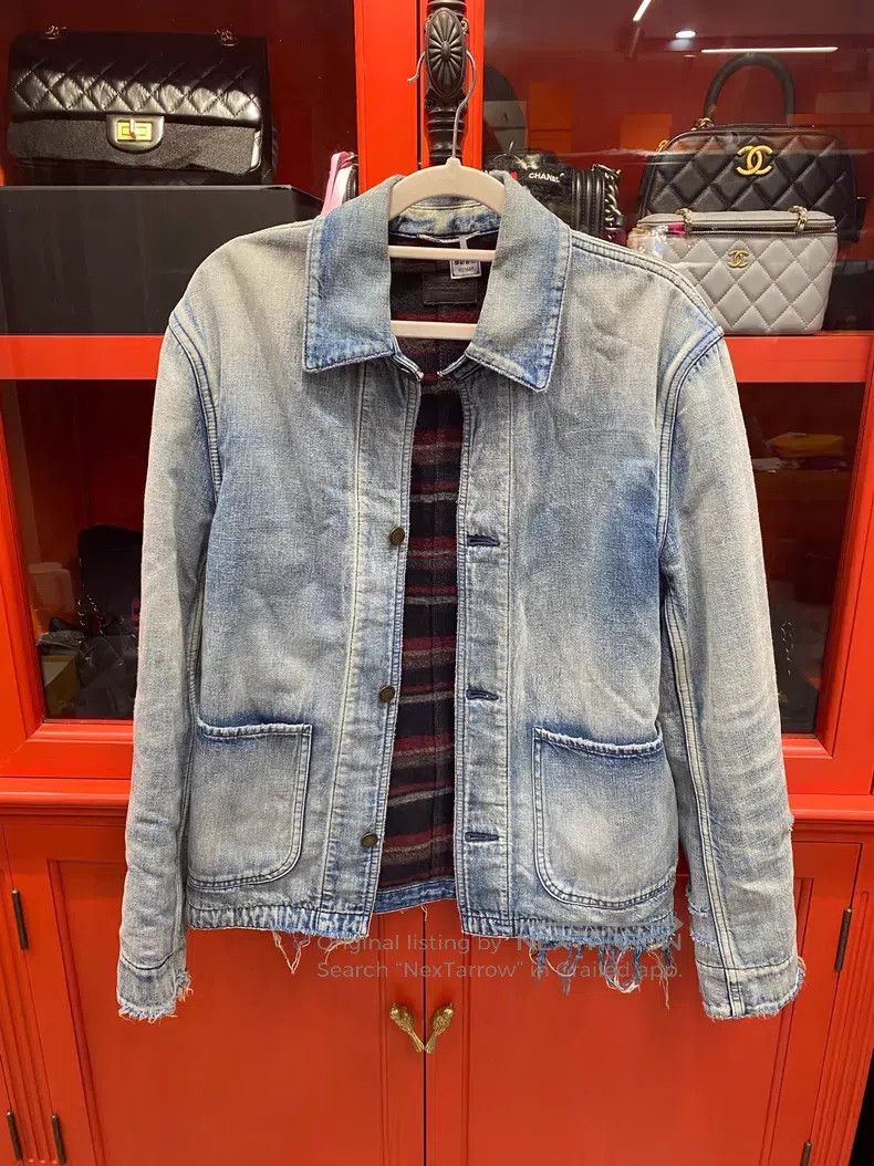 Saint Laurent Paris Saint Laurent Paris Blue denim jacket i Size US S / EU 44-46 / 1 - 1 Thumbnail