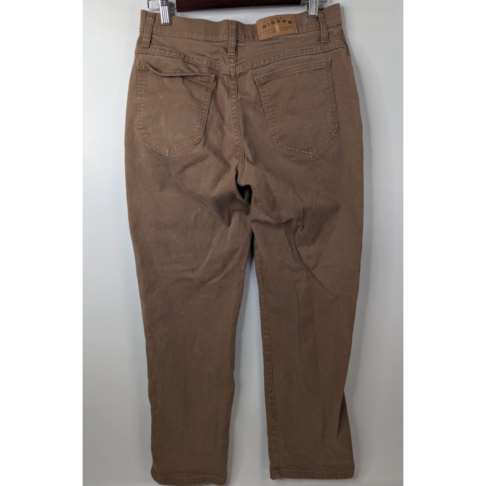 Lee Lee Jeans Womens Size 10 Relaxed Straight Leg Tan Crown Cotton 130223H Jeans Size 32" / US 10 / IT 46 - 5 Thumbnail