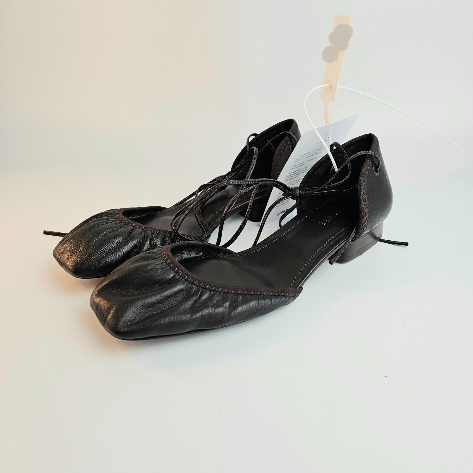 LEMAIRE Dark Chocolate Ballerina Flats New & Authentic (Wome