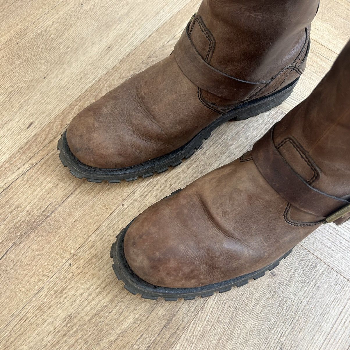 Caterpillar Caterpillar Engineer Western Brown Leather Boots Size US 10 / EU 43 - 6 Thumbnail