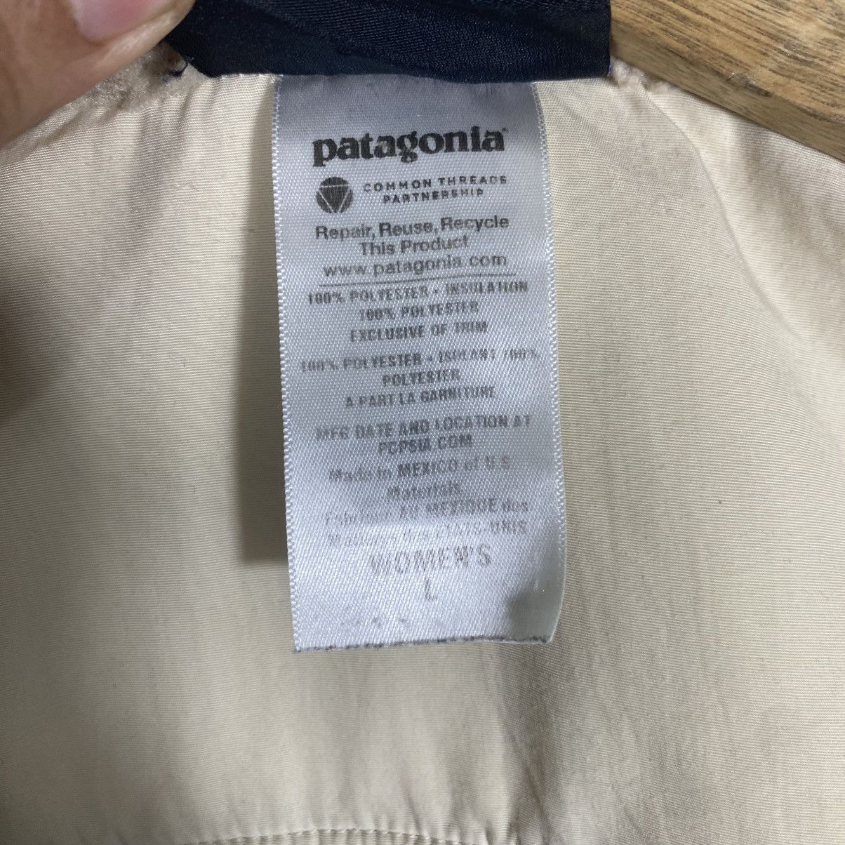 Patagonia Vintage Patagonia Retro-X Jacket Full Zip Natural Beige Size L / US 10 / IT 46 - 8 Thumbnail