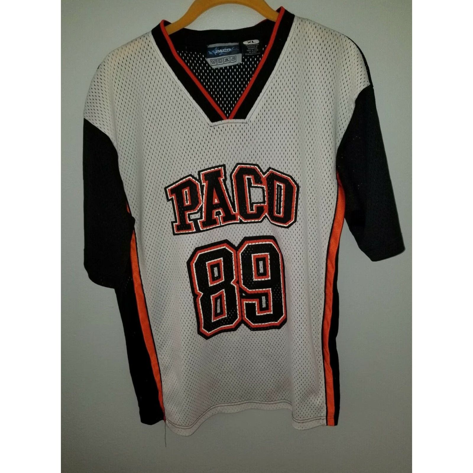 Vintage VINTAGE 90s Paco Jeans Denim Company Sleeveless Basketball Jersey Black White XL Mens Size US XL / EU 56 / 4 - 2 Thumbnail