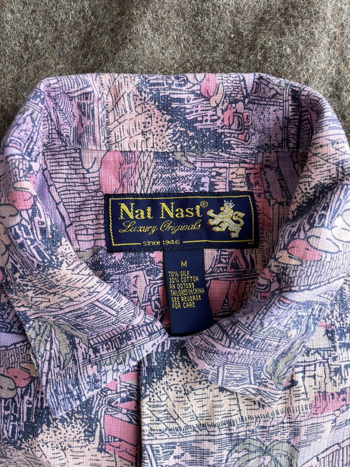 Nat Nast Nat Nast Silk Shirt Size US M / EU 48-50 / 2 - 3 Thumbnail