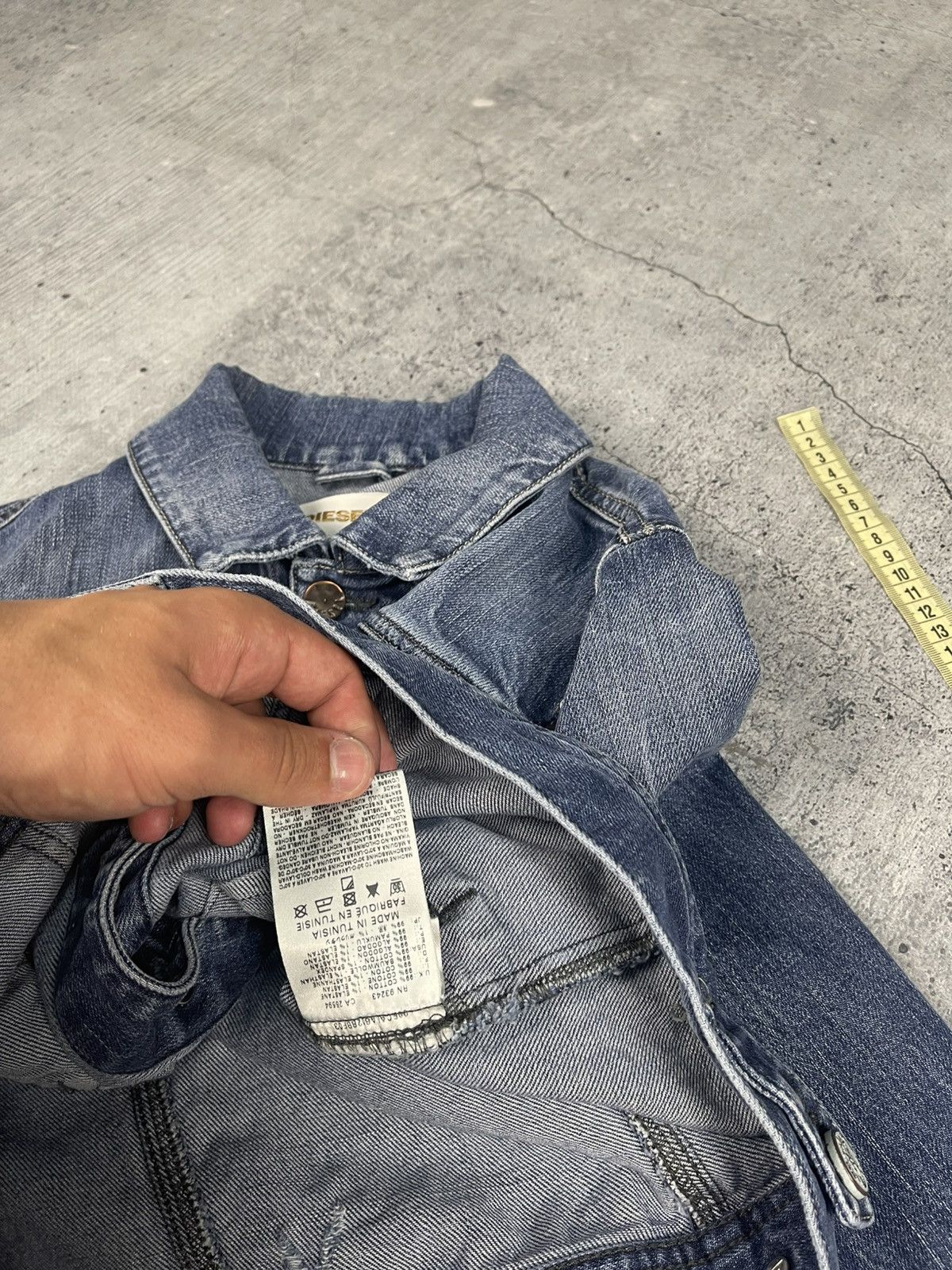 Diesel Diesel Vintage Y2K Washed Blue Denim Jeans Jacket Size M / US 6-8 / IT 42-44 - 11 Thumbnail