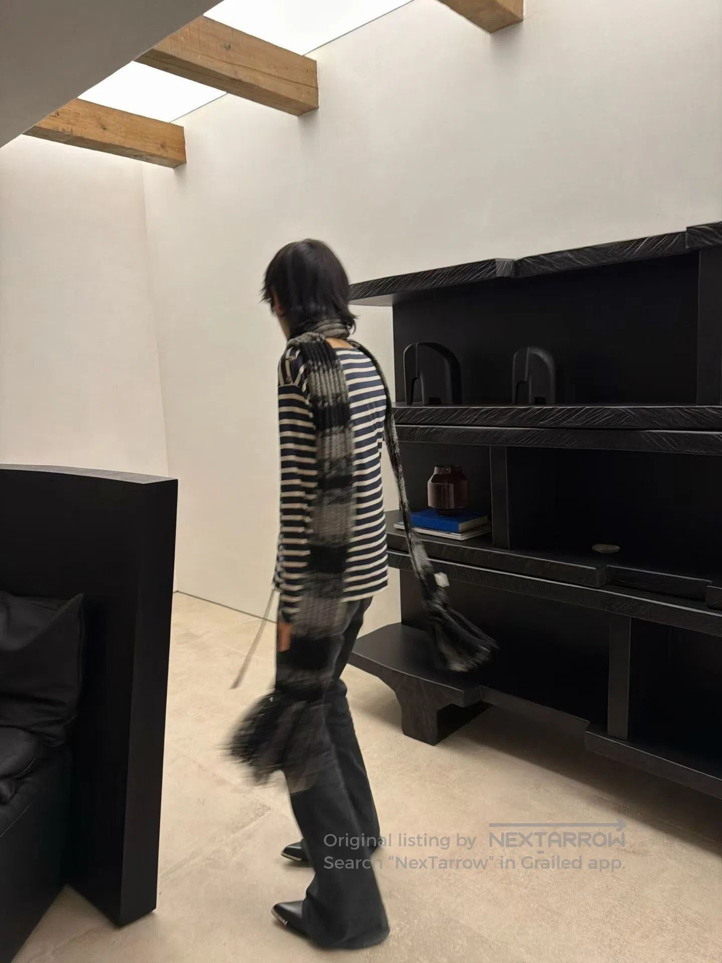 Saint Laurent Paris Saint Laurent Navy Striped Tee. Size US M / EU 48-50 / 2 - 7 Thumbnail
