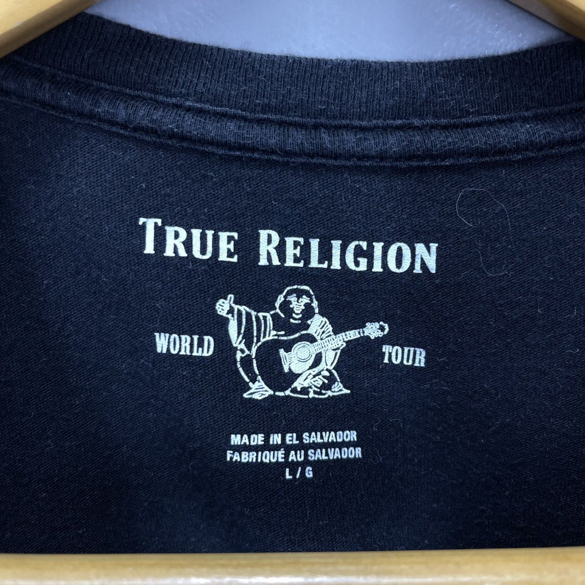 True Religion TRUE RELIGION GOLD BIG BUDDHA T Shirt #2029/14 Size US L / EU 52-54 / 3 - 6 Thumbnail