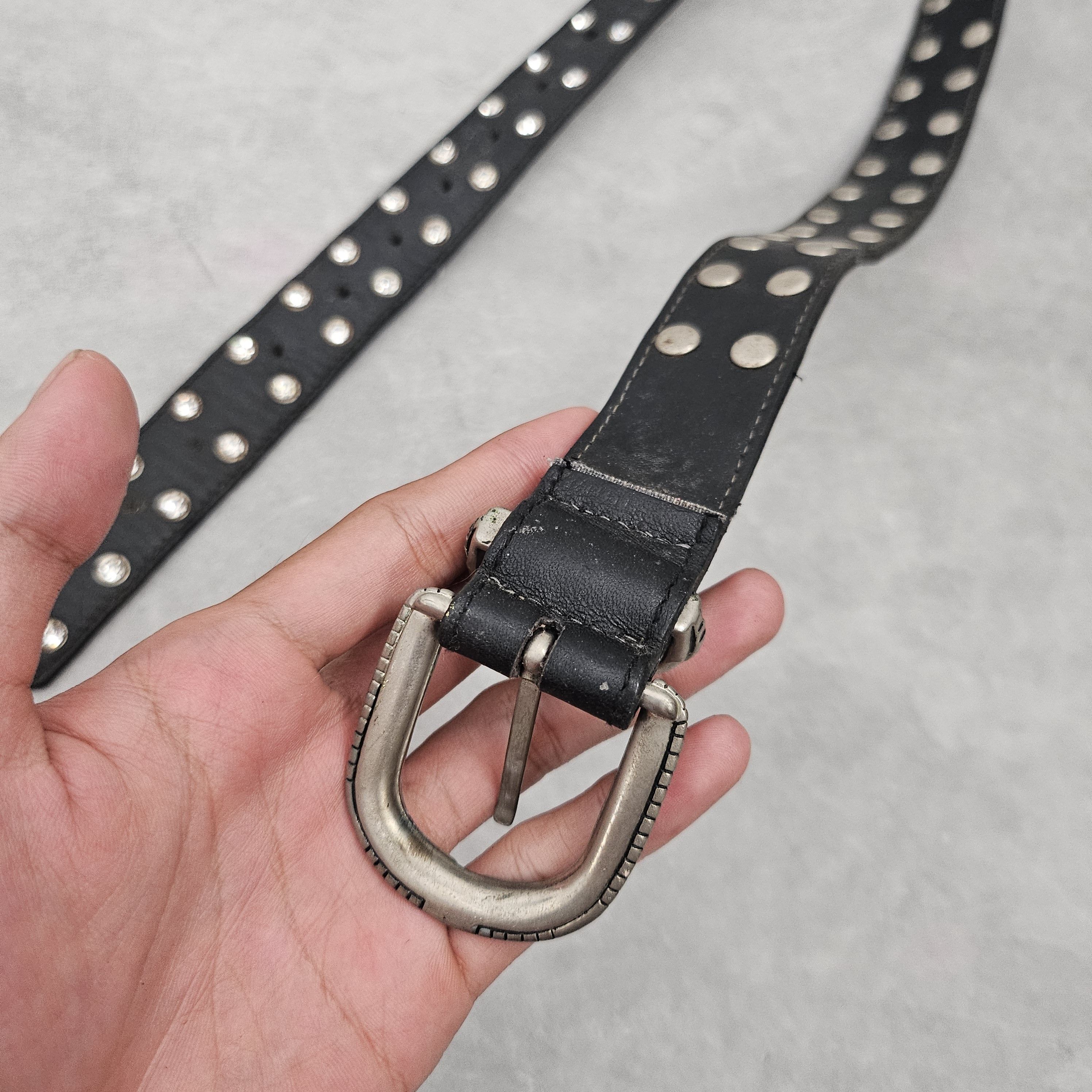 Japanese Brand Black crystal casual vintage mini belt Size ONE SIZE - 3 Thumbnail