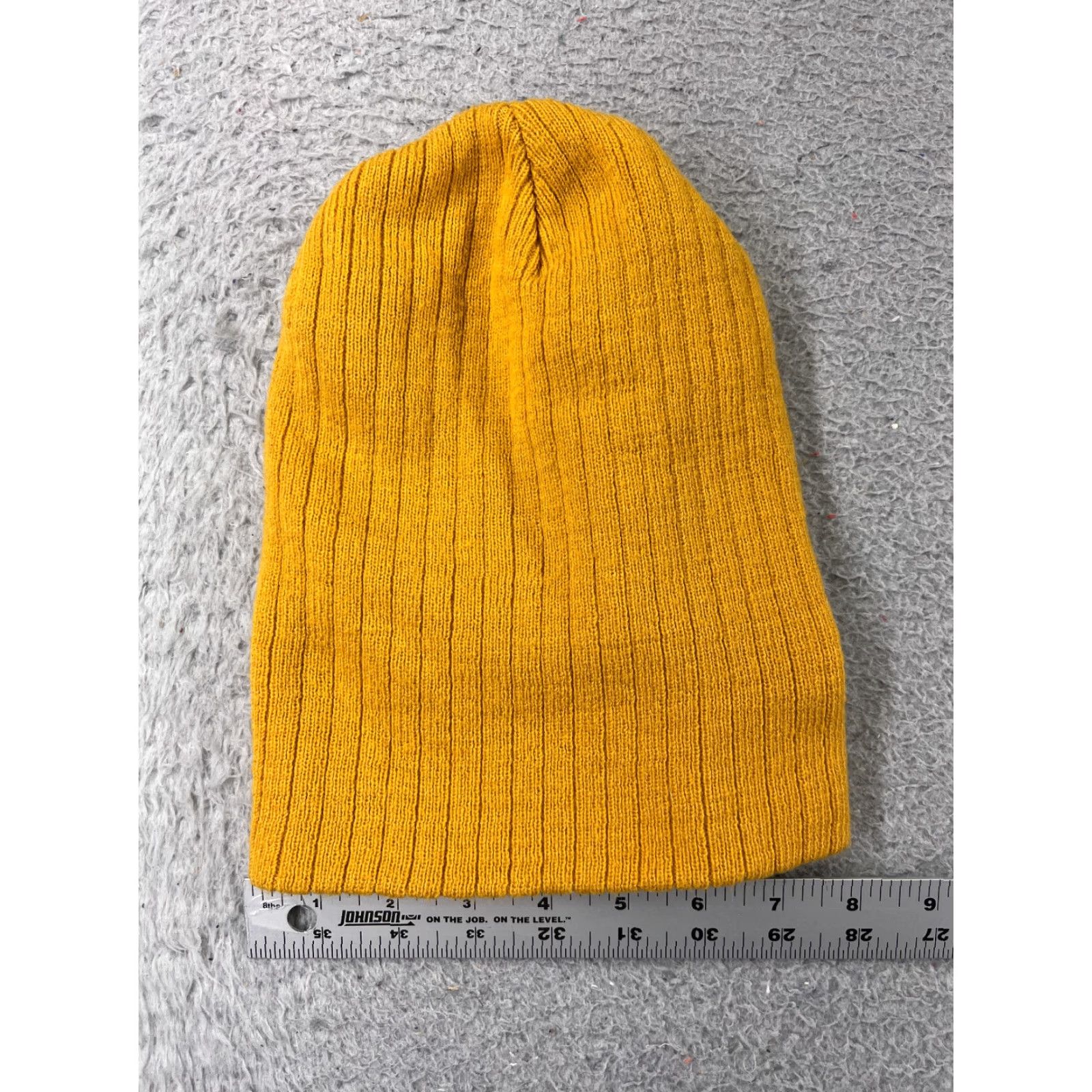 Vintage Time And Tru Beanie Toque Womens One Size Yellow Knit 100% Acrylic Snow Ski Winter Winter Hat Womens One Size Yellow Time And Tru Beanie Toque Size ONE SIZE - 2 Thumbnail