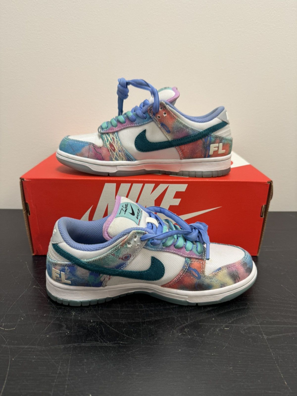 Nike Nike dunk futura laboratories bleached augu Size US 5 / EU 37 - 2 Thumbnail