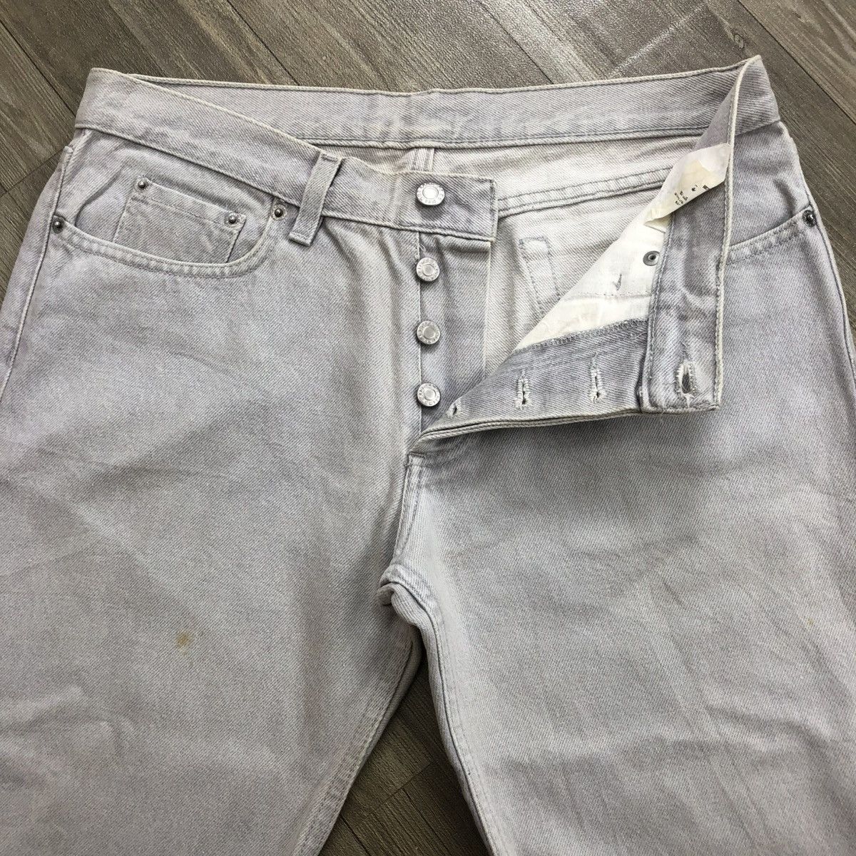 Helmut Lang VINTAGE HELMUT LANG DENIM PANTS Size US 30 / EU 46 - 7 Thumbnail