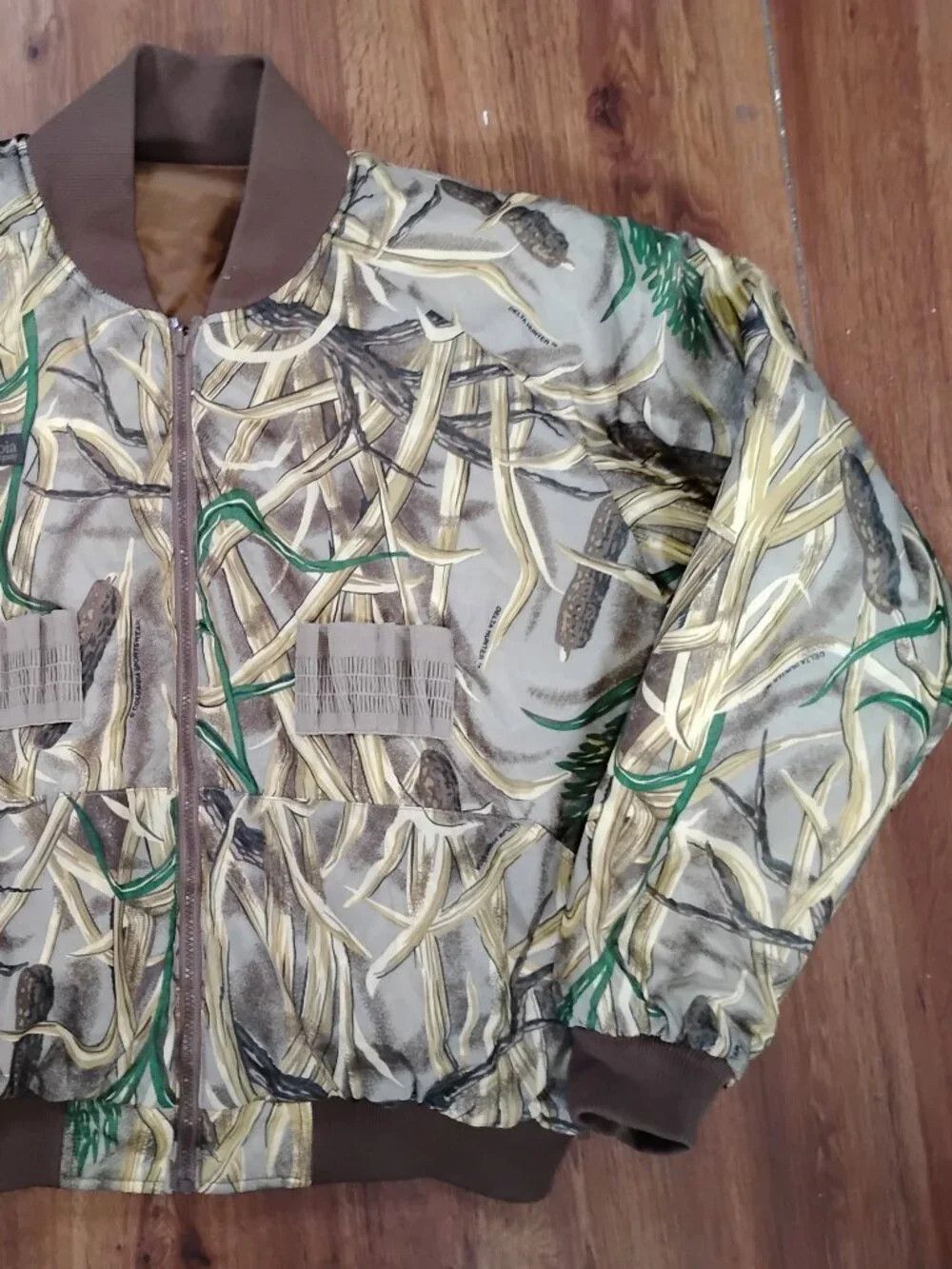 Columbia Vintage Columbia Cattail Camouflage Bomber Jacket Reversible Size US L / EU 52-54 / 3 - 3 Thumbnail