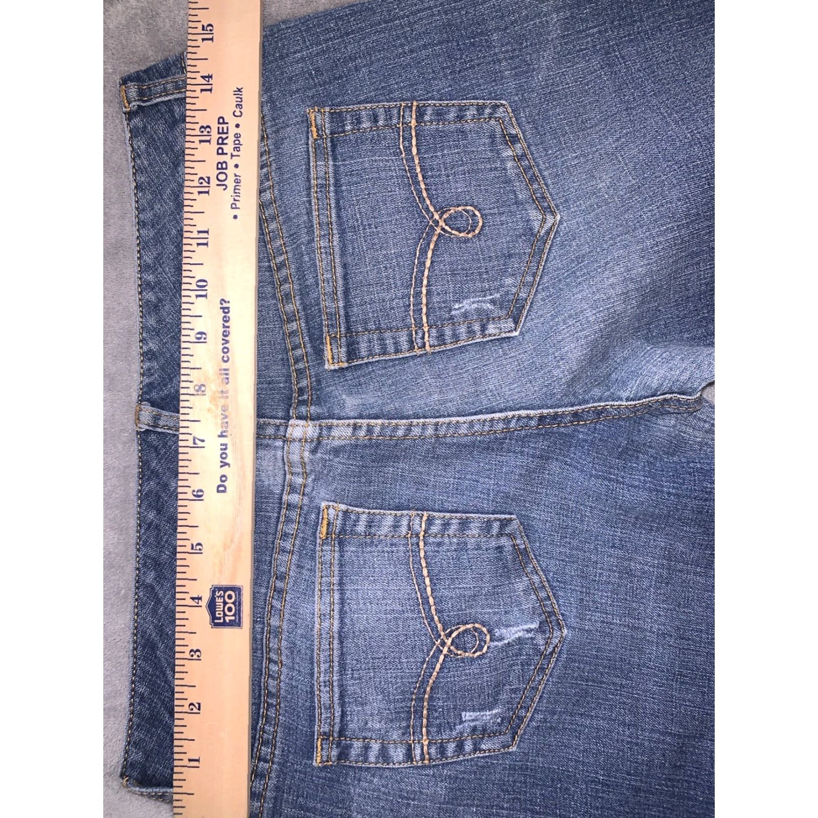 Vintage AMERICAN RAG Curvy Skinny Denim Jeans Womens Size 3S AN1 Size 26" / US 2 / IT 38 - 5 Thumbnail
