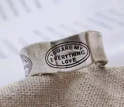 Other Adjustable You R My Everything Ring Size ONE SIZE - 2 Thumbnail