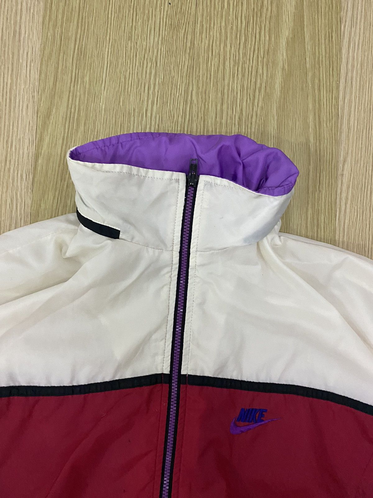 Nike Vintage Nike 90’ colour block nylon light jacket Size US M / EU 48-50 / 2 - 4 Thumbnail