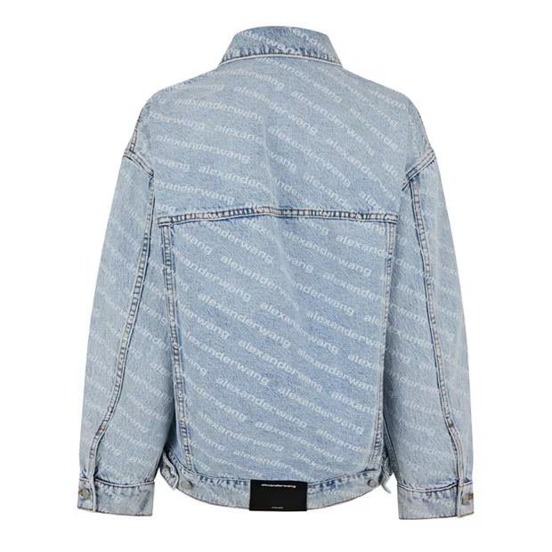 Alexander Wang o1g2r1mq0824 Denim Jackets in Light Blue Size L / US 10 / IT 46 - 2 Thumbnail