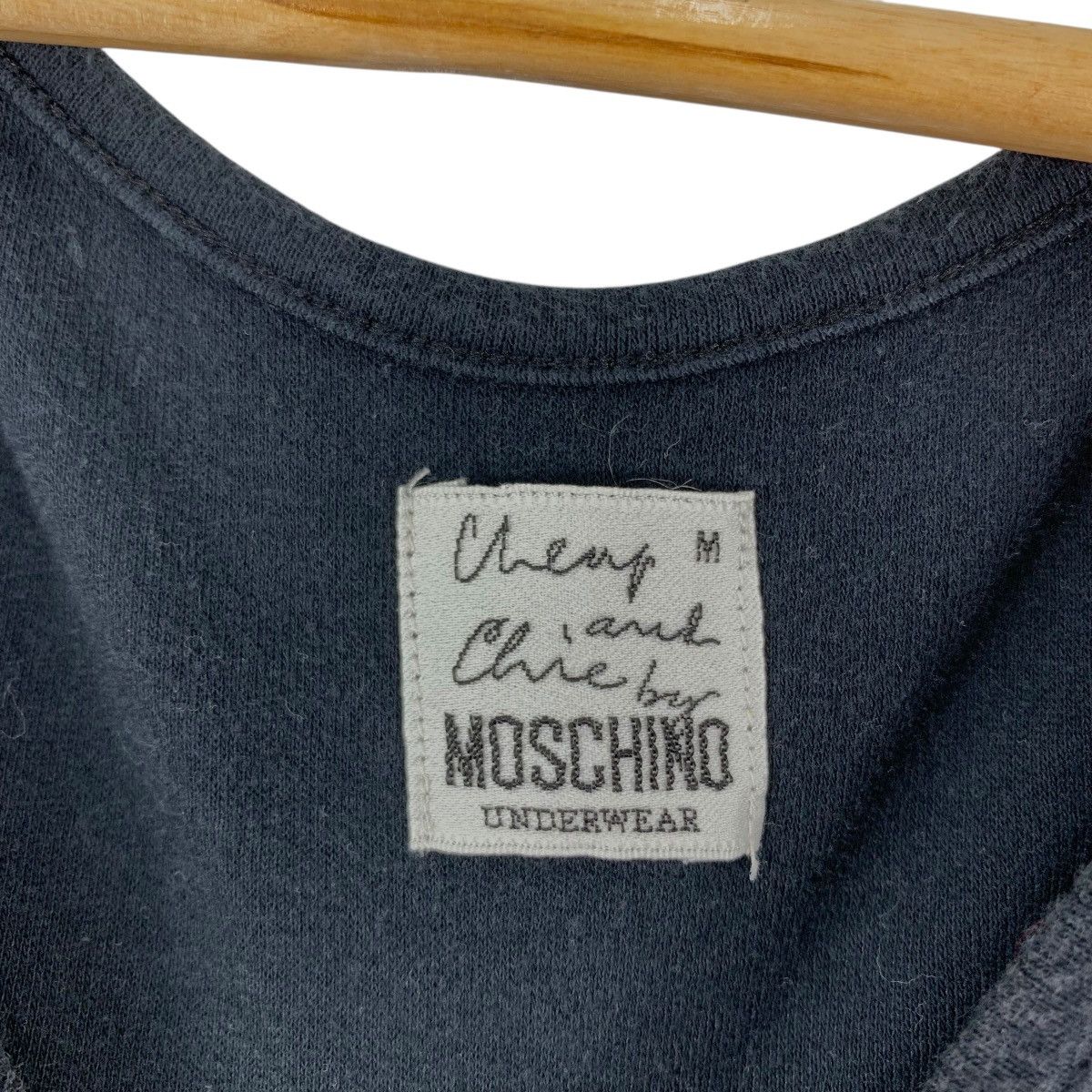 Moschino MOSCHINO UNDERWEAR Embroidered Tank Sleeveless Tshirt Size US M / EU 48-50 / 2 - 5 Thumbnail