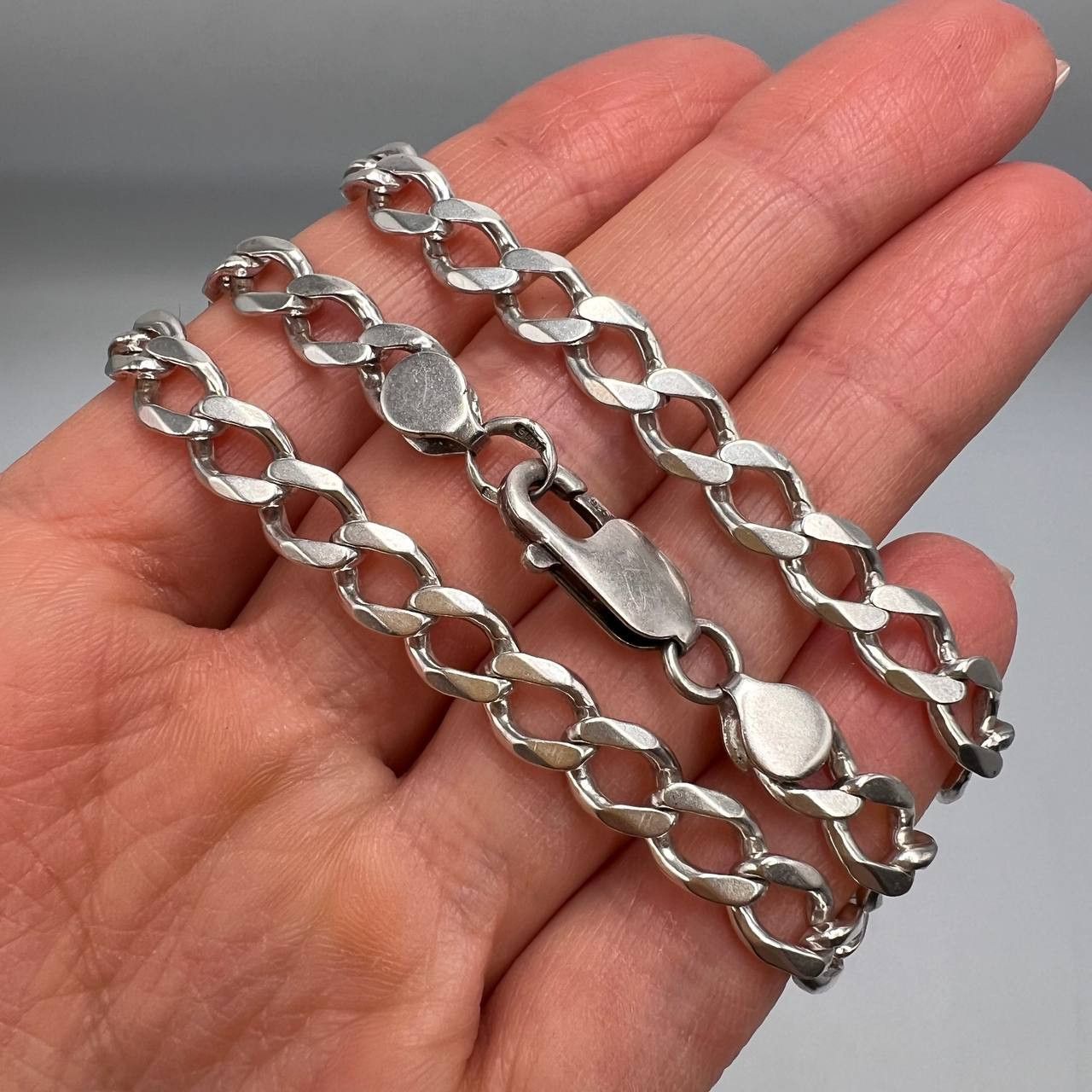 Sterling Silver × Vintage Vintage Sterling Silver 925 Chain Necklace Signed 35.5g Size ONE SIZE - 6 Thumbnail