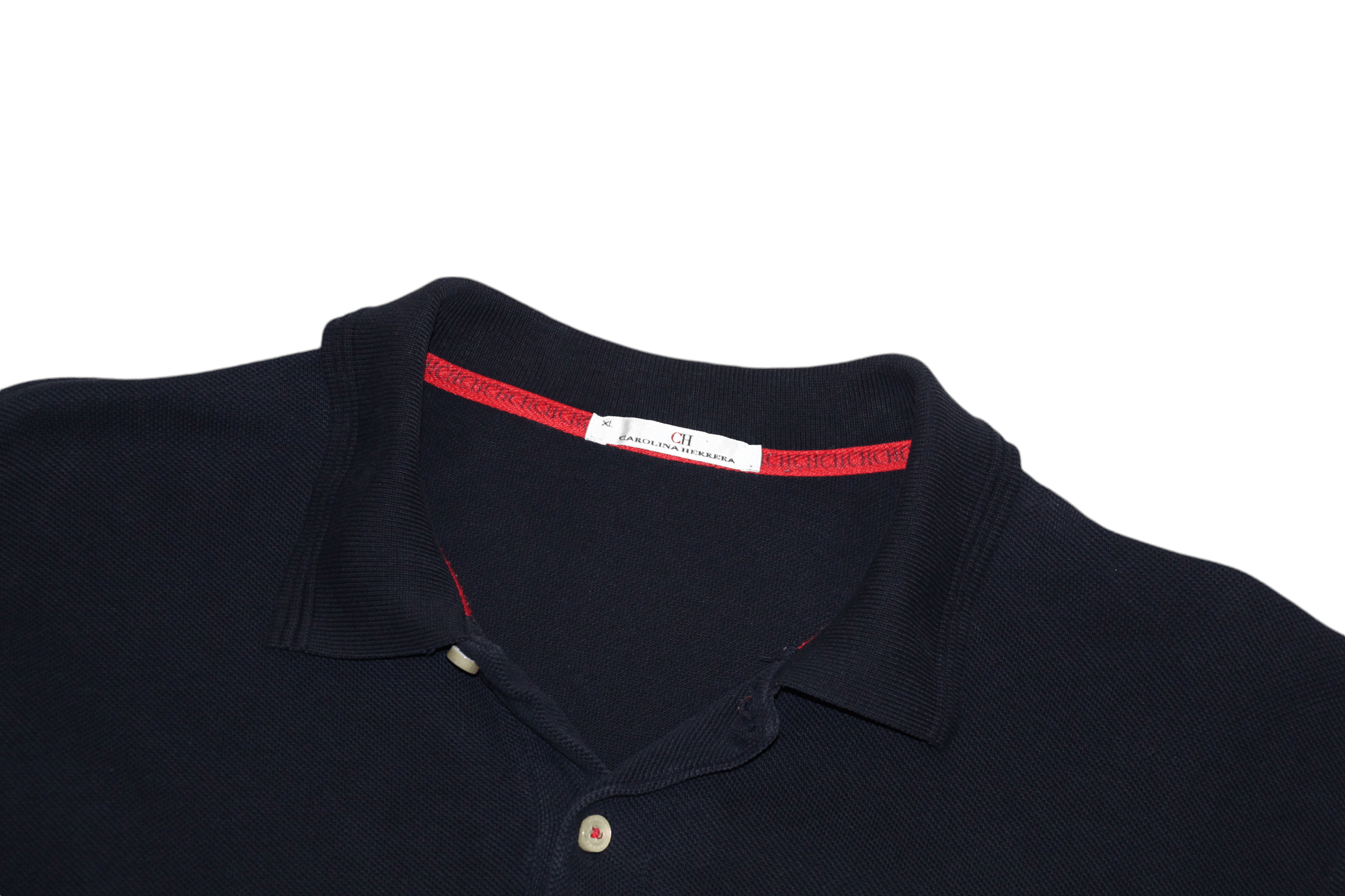 Carolina Herrera Carolina Herrera Box Logo Embroidery L/S Polo Shirt Size US XXL / EU 58 / 5 - 1 Thumbnail