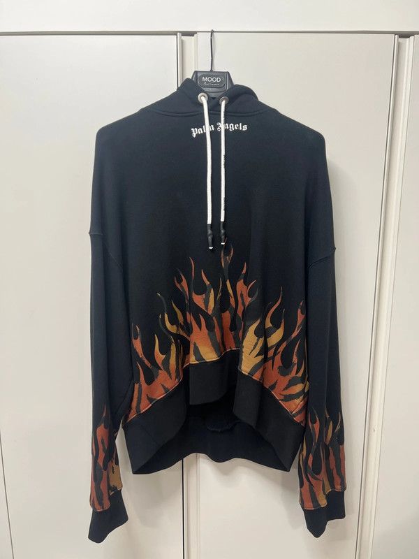 Palm Angels PALM ANGELS TIGER FLAMES HOODIE Size US L / EU 52-54 / 3 - 9 Thumbnail