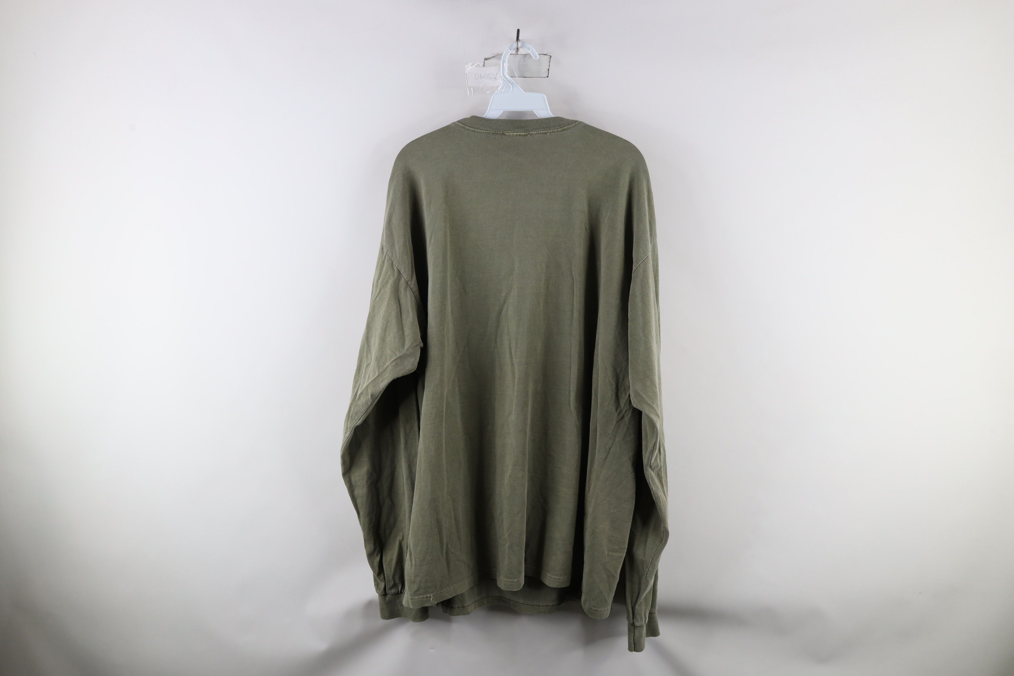 Cabelas × Vintage Vintage 90s Cabelas Stonewash Long Sleeve T-Shirt Green Size US XL / EU 56 / 4 - 5 Thumbnail