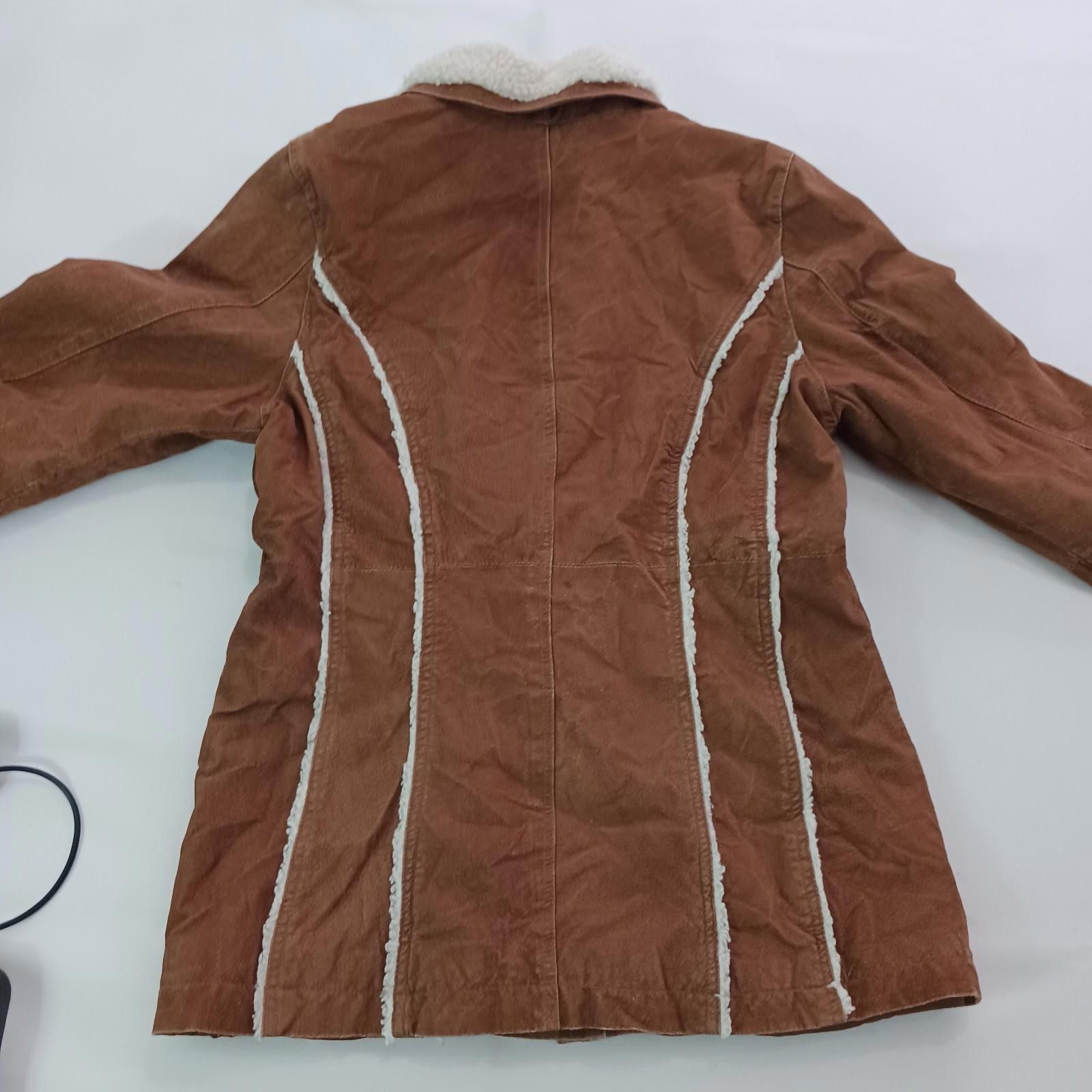 Designer Marcelle Renee Jacket Women's L Brown Genuine Leather Jacket Size L / US 10 / IT 46 - 2 Thumbnail