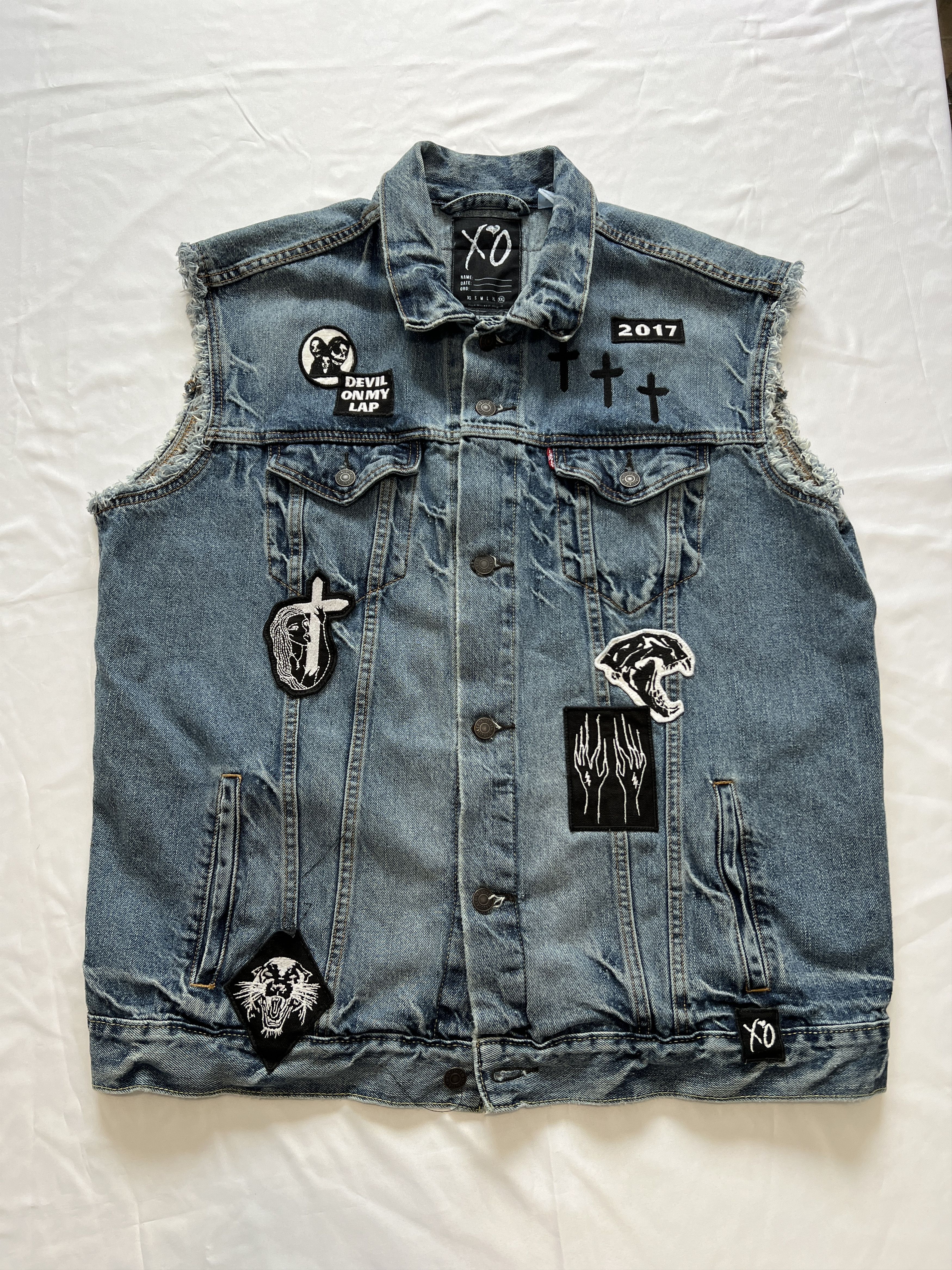 Levi's Levi’s x The Weeknd Starboy Denim Jean Vest XO Size US S / EU 44-46 / 1 - 3 Thumbnail