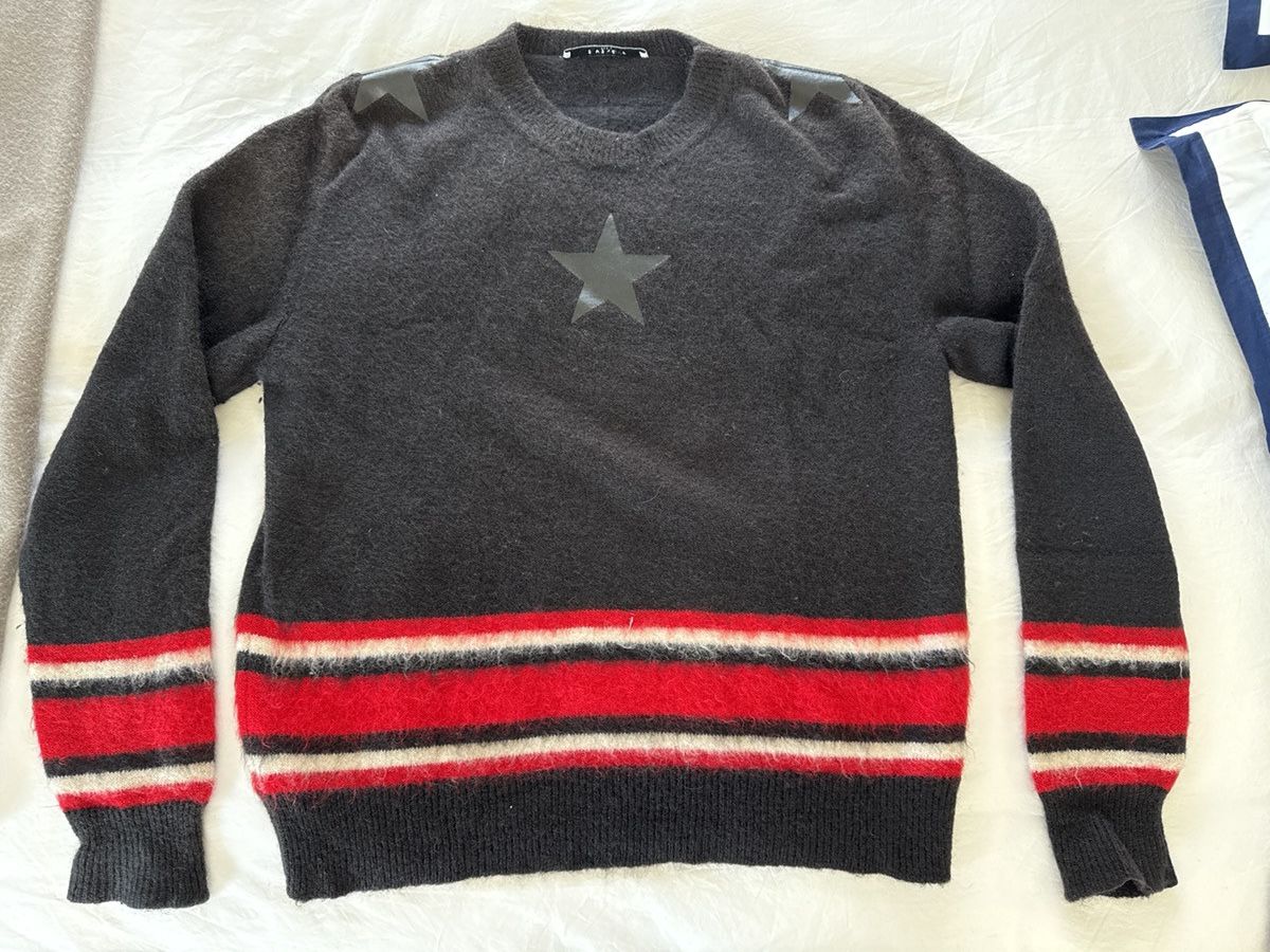 Givenchy Mohair Star Knit Size US L / EU 52-54 / 3 - 1 Thumbnail