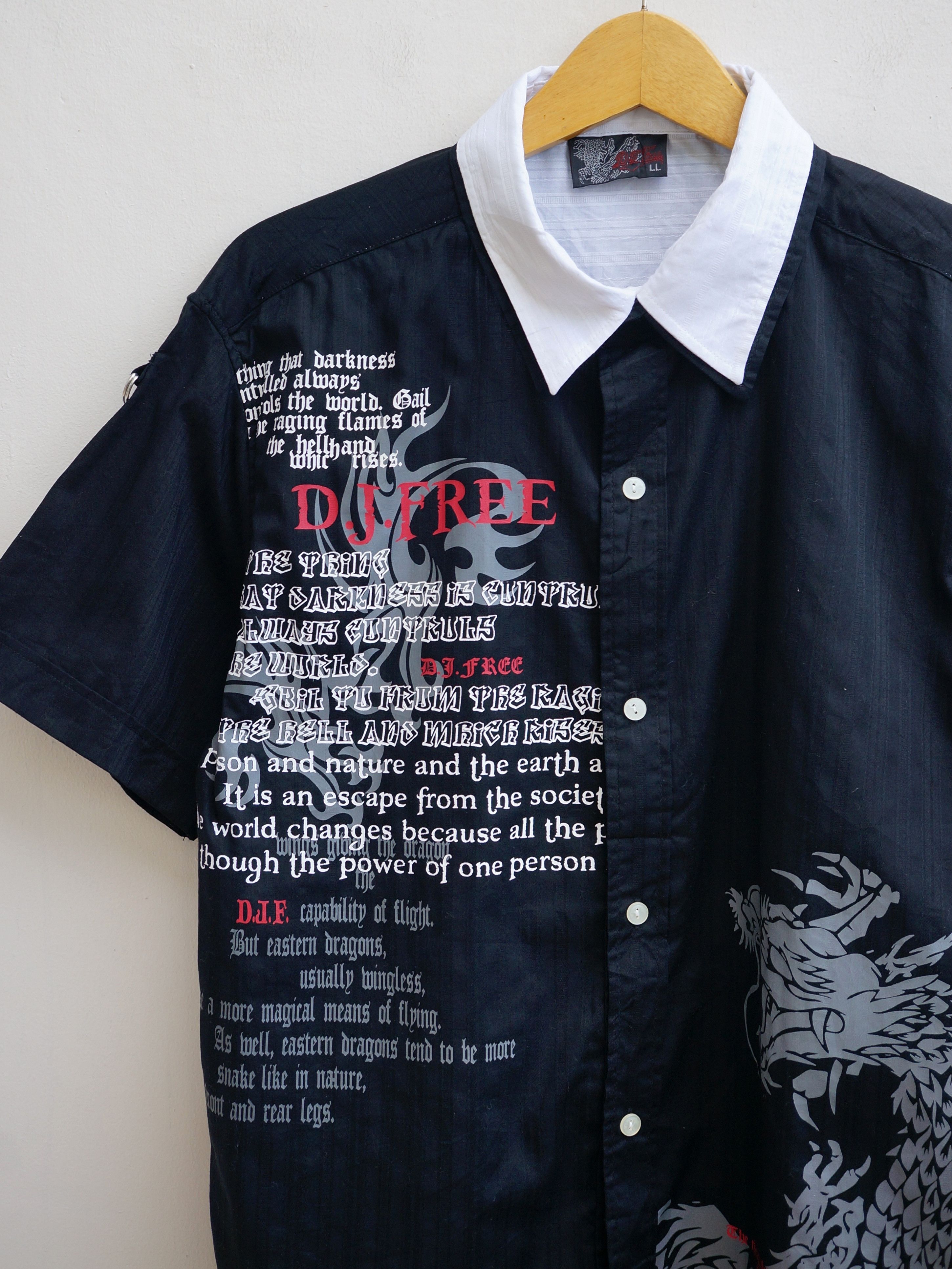 Seditionaries DJ Free Y2K Dragon Shirt Size US L / EU 52-54 / 3 - 4 Thumbnail