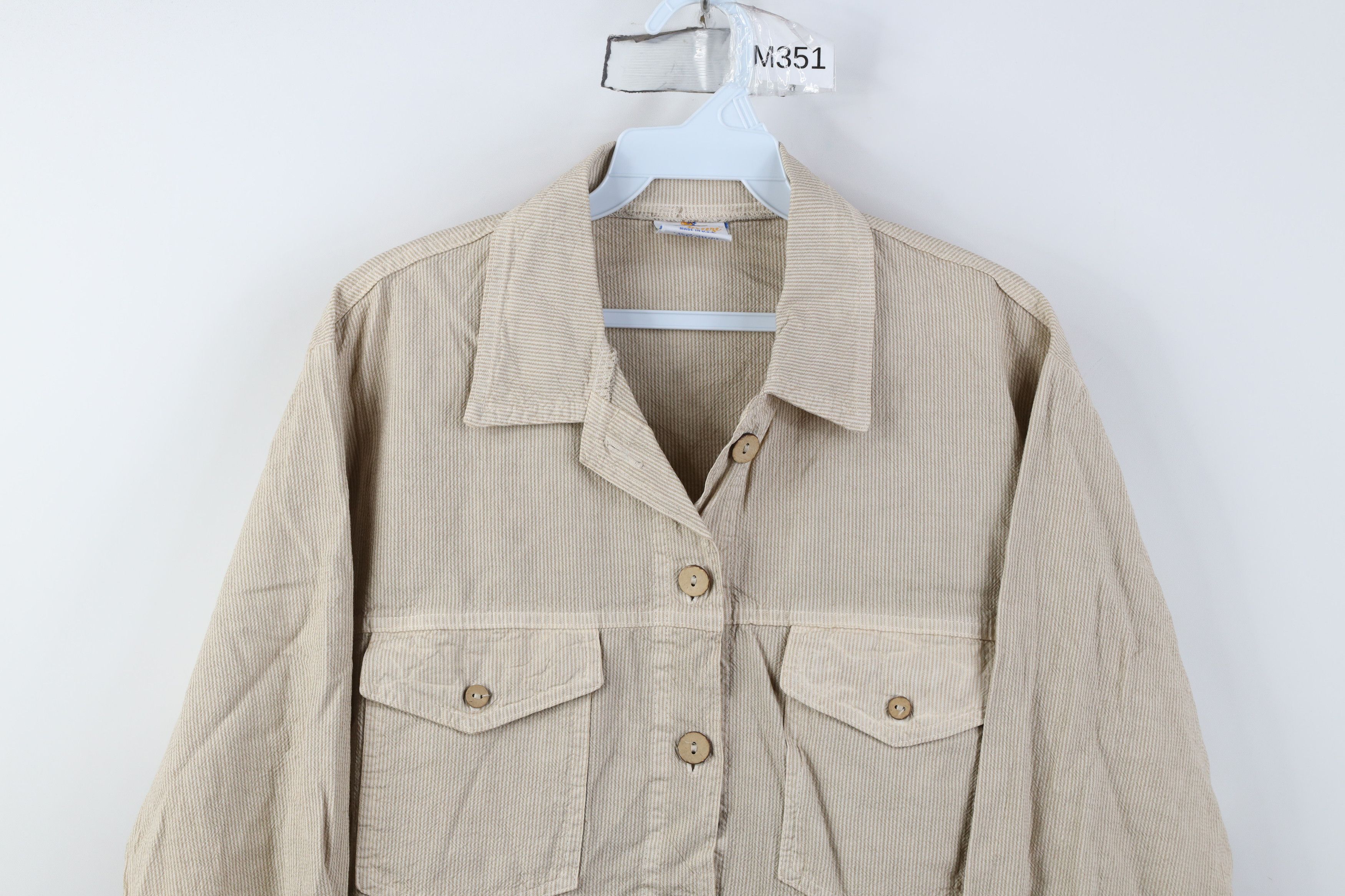 Vintage Vintage 90s Streetwear Cotton Shirt Trucker Jacket Jac USA Size M / US 6-8 / IT 42-44 - 2 Thumbnail
