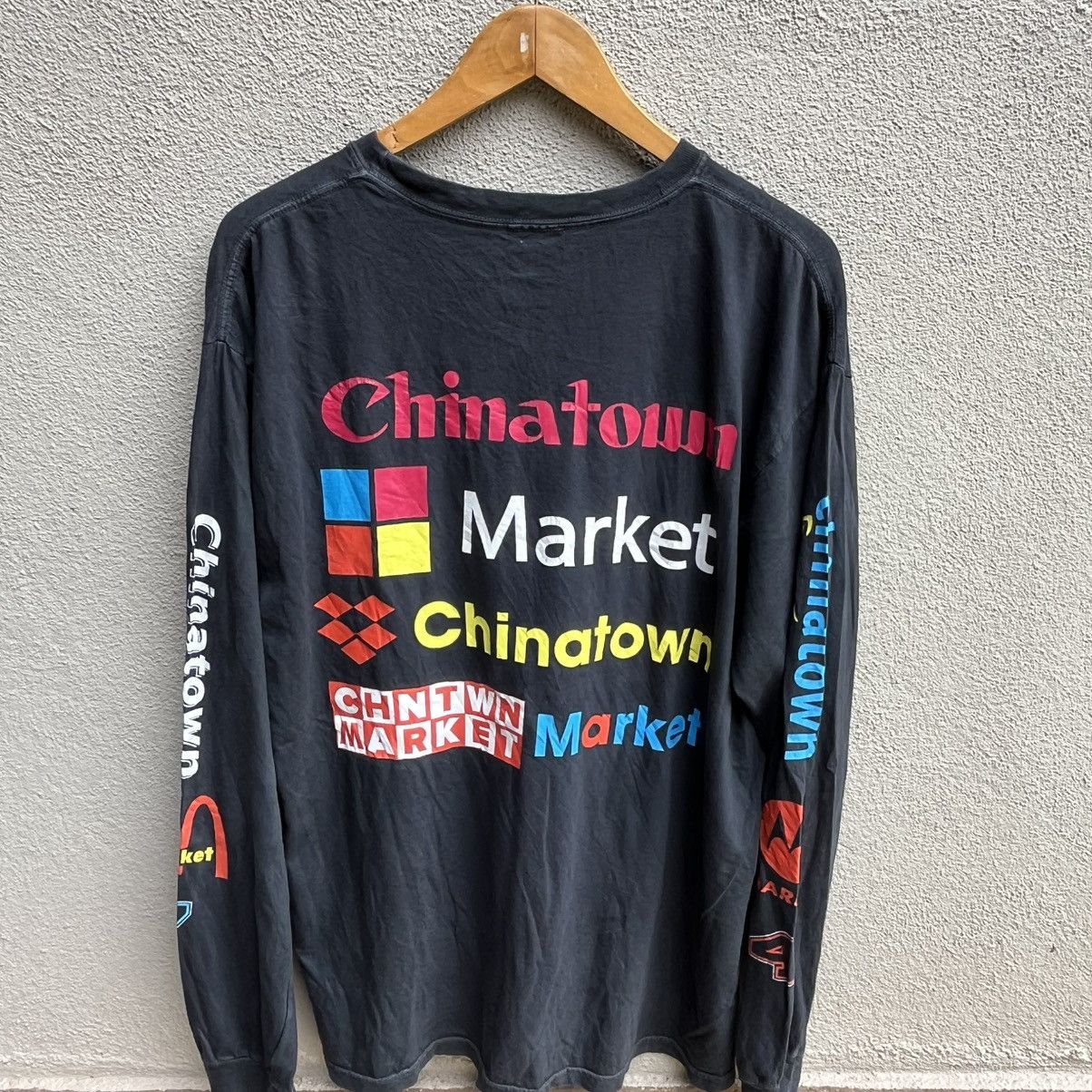 Other CHINATOWN MARKET nascar longsleeves tee Size US L / EU 52-54 / 3 - 3 Thumbnail