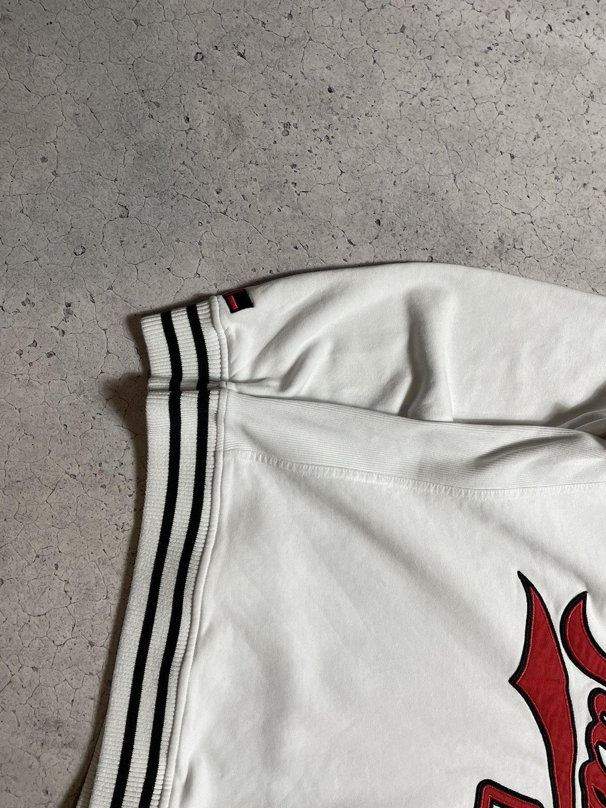 Fubu Vintage Baggy Fubu Hoodie 05 Big Logo White Y2K Size US L / EU 52-54 / 3 - 3 Thumbnail