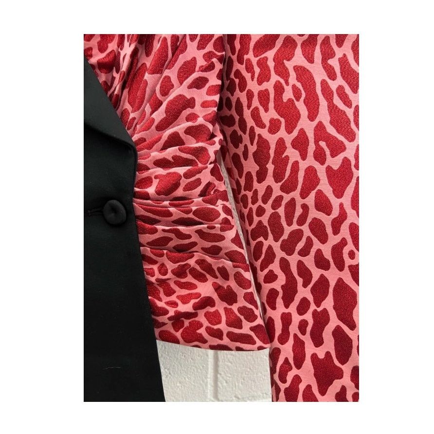 Moschino AW21 Moschino Couture Jeremy Scott Jacket Pink Leopard Spots Size M / US 6-8 / IT 42-44 - 4 Thumbnail