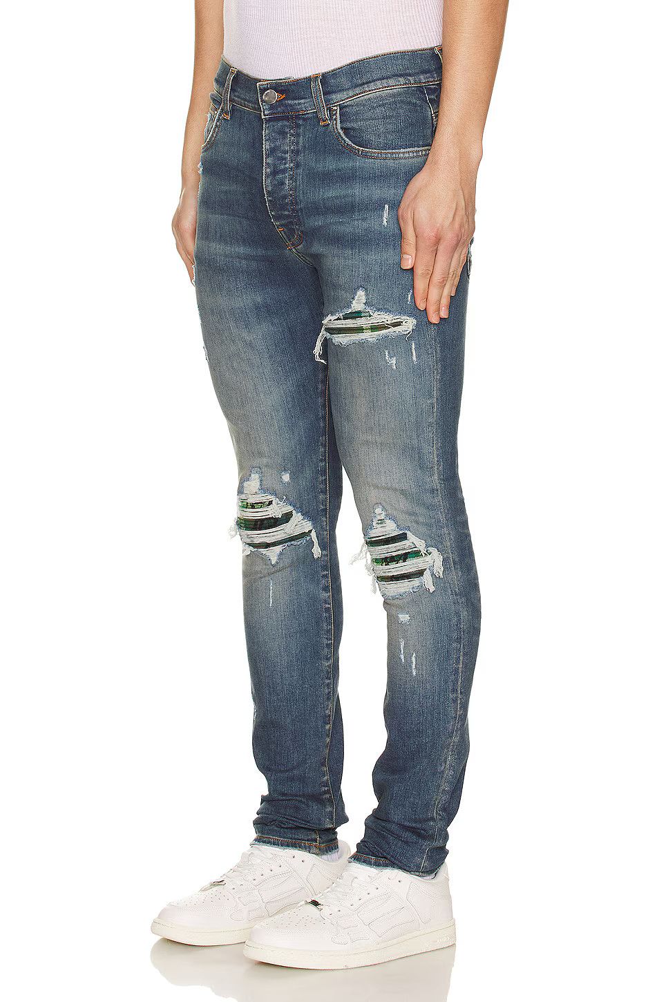 Amiri oc11z0425 MX1 PlayStation Jeans in Crafted Indigo Size US 31 - 3 Thumbnail