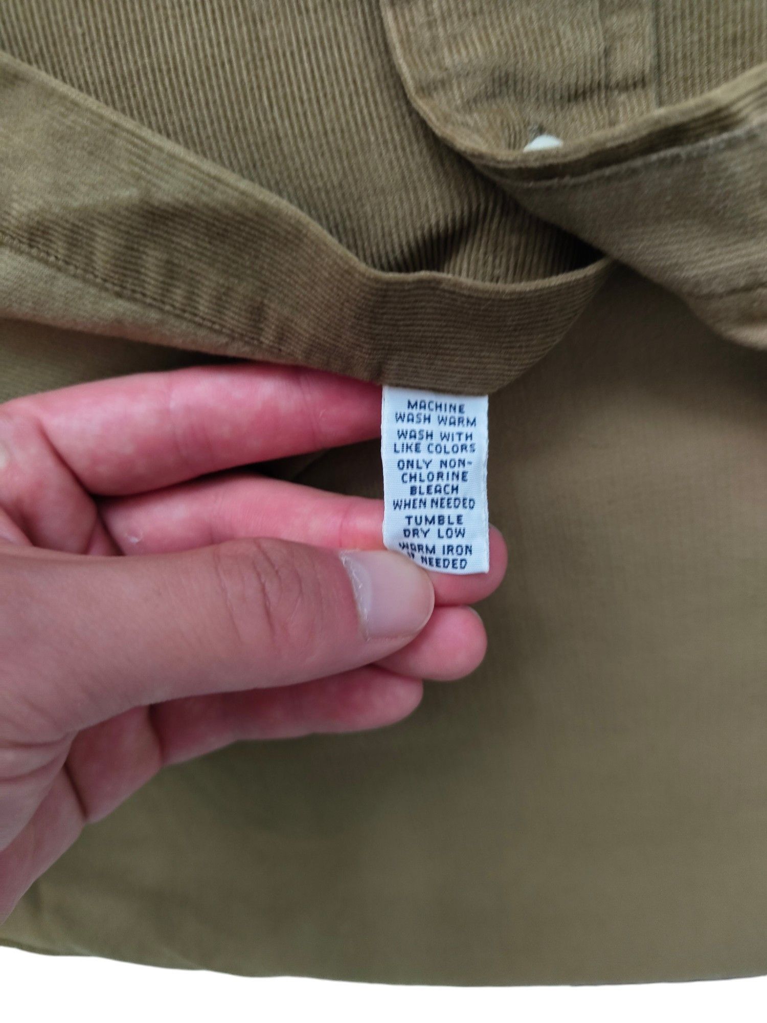 Ralph Lauren Ralph Lauren Olive Green Corduroy Shirt Size US M / EU 48-50 / 2 - 5 Thumbnail
