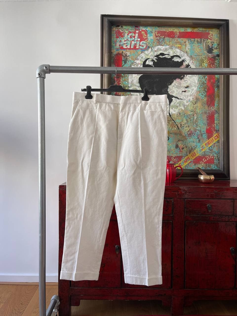 Haider Ackermann Haider Ackermann Denim White Pants Size US 38 / EU 54 - 1 Thumbnail