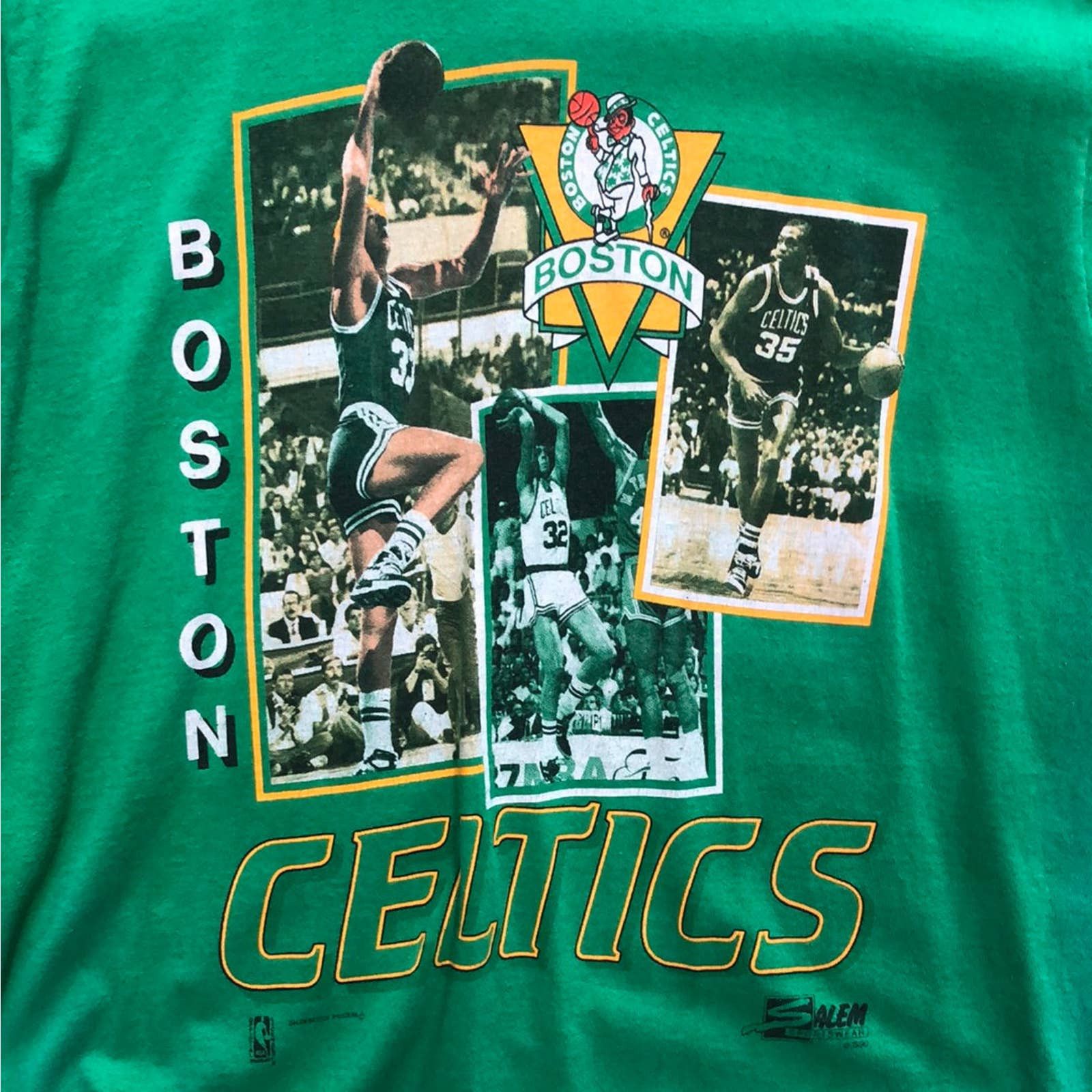 Salem Sportswear Vintage 1990 Boston Celtics Salem Sportswear Large Size US L / EU 52-54 / 3 - 2 Thumbnail
