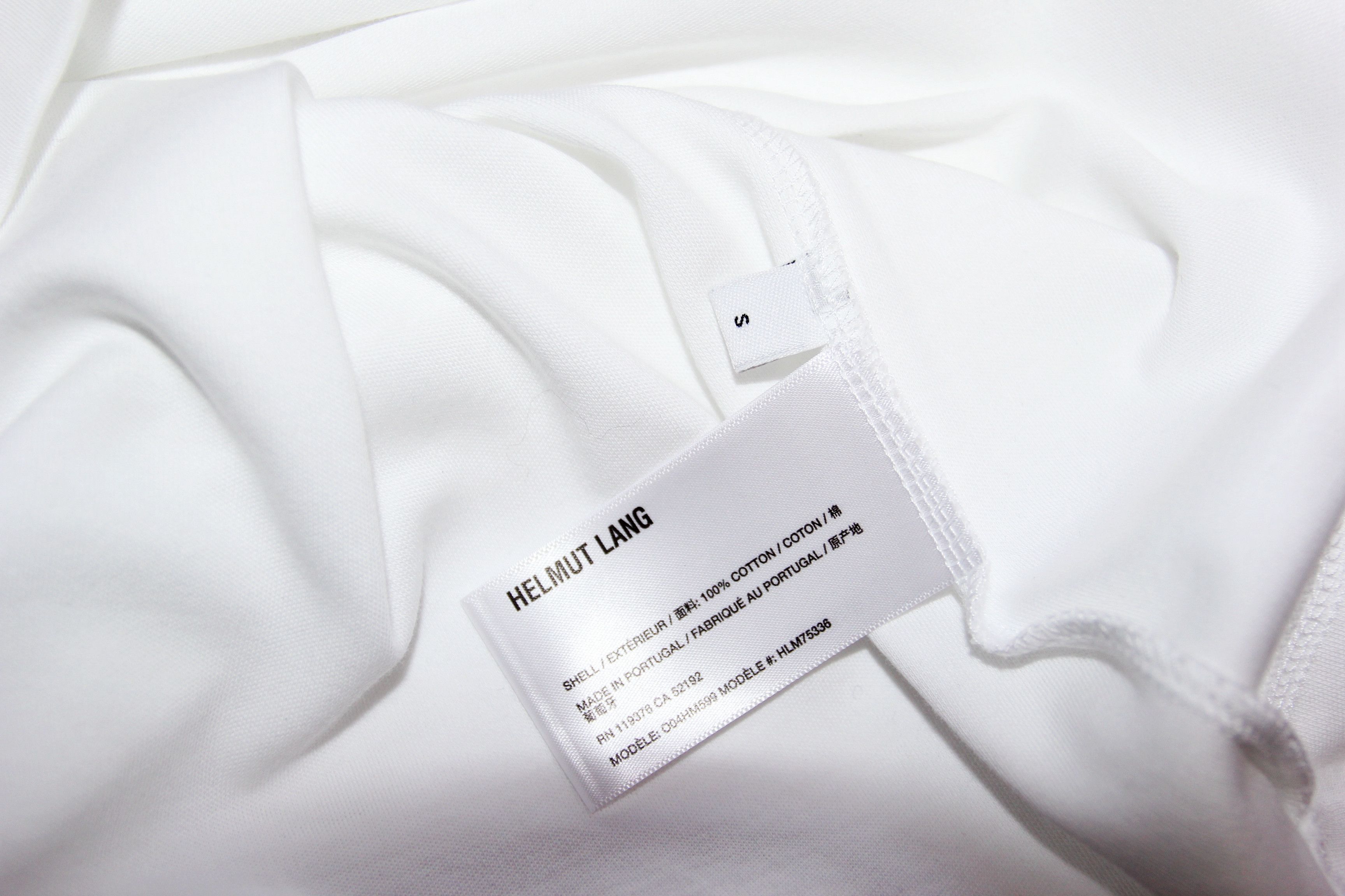 Helmut Lang BNWT AW24 HELMUT LANG LOGO WHITE TSHIRT S Size US S / EU 44-46 / 1 - 9 Thumbnail