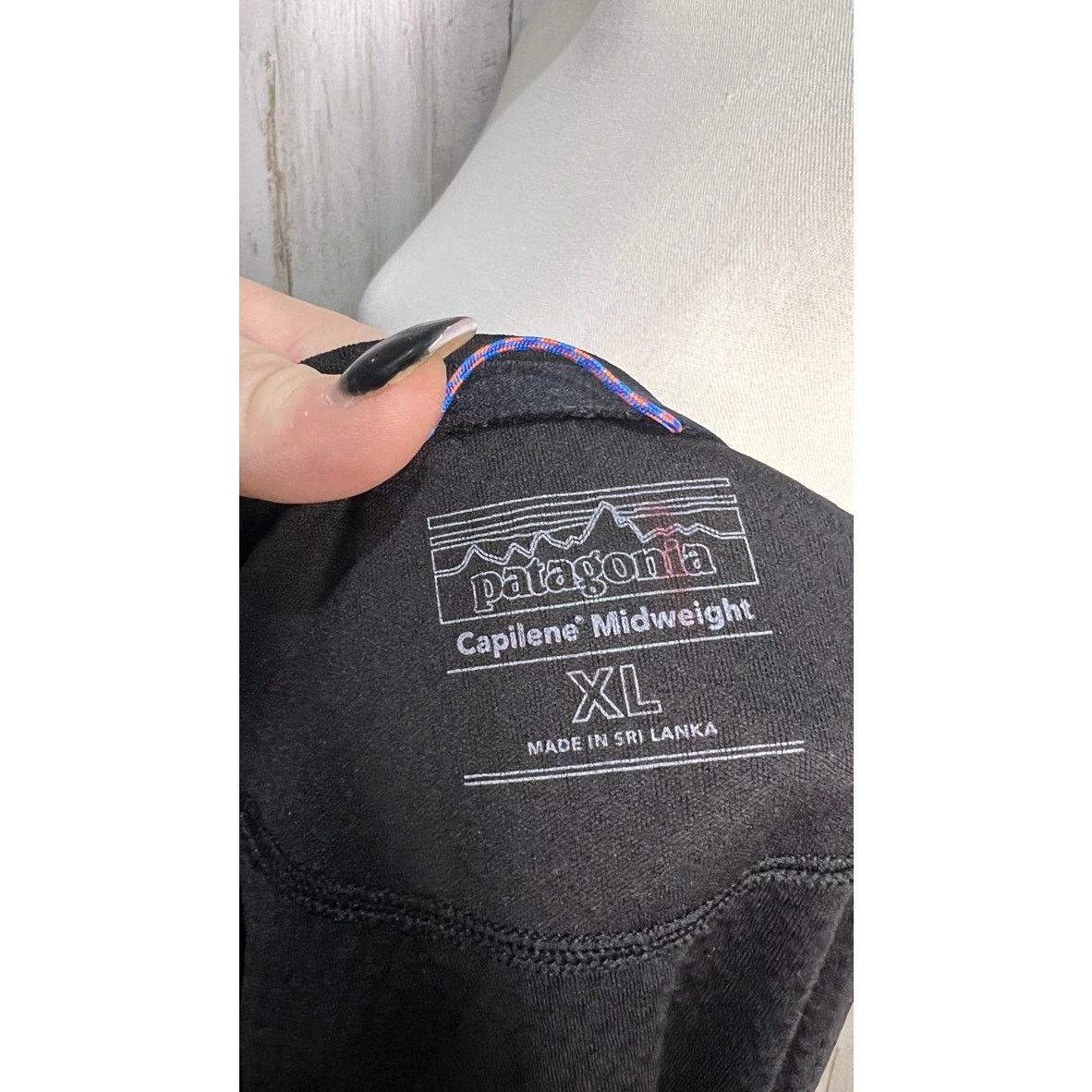 Patagonia Patagonia Men's XL Black Long Sleeve Crew Neck Shirt Size US XL / EU 56 / 4 - 5 Thumbnail