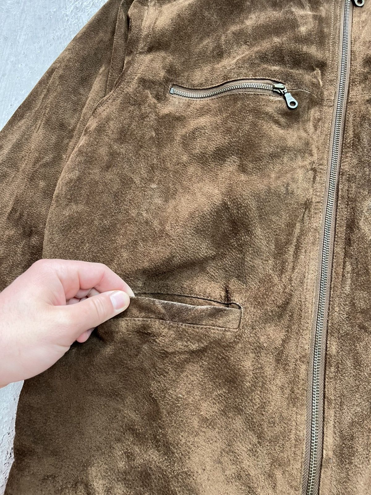 Genuine Leather Vintage Brown Leather Jacket Distressed Genuine Leather 52 Size US L / EU 52-54 / 3 - 5 Thumbnail