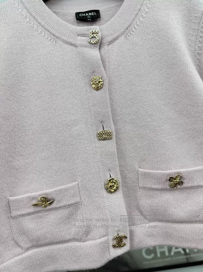 Chanel Chanel Pink multi-element button cashmere cardigan coat Size XS / US 0-2 / IT 36-38 - 2 Thumbnail